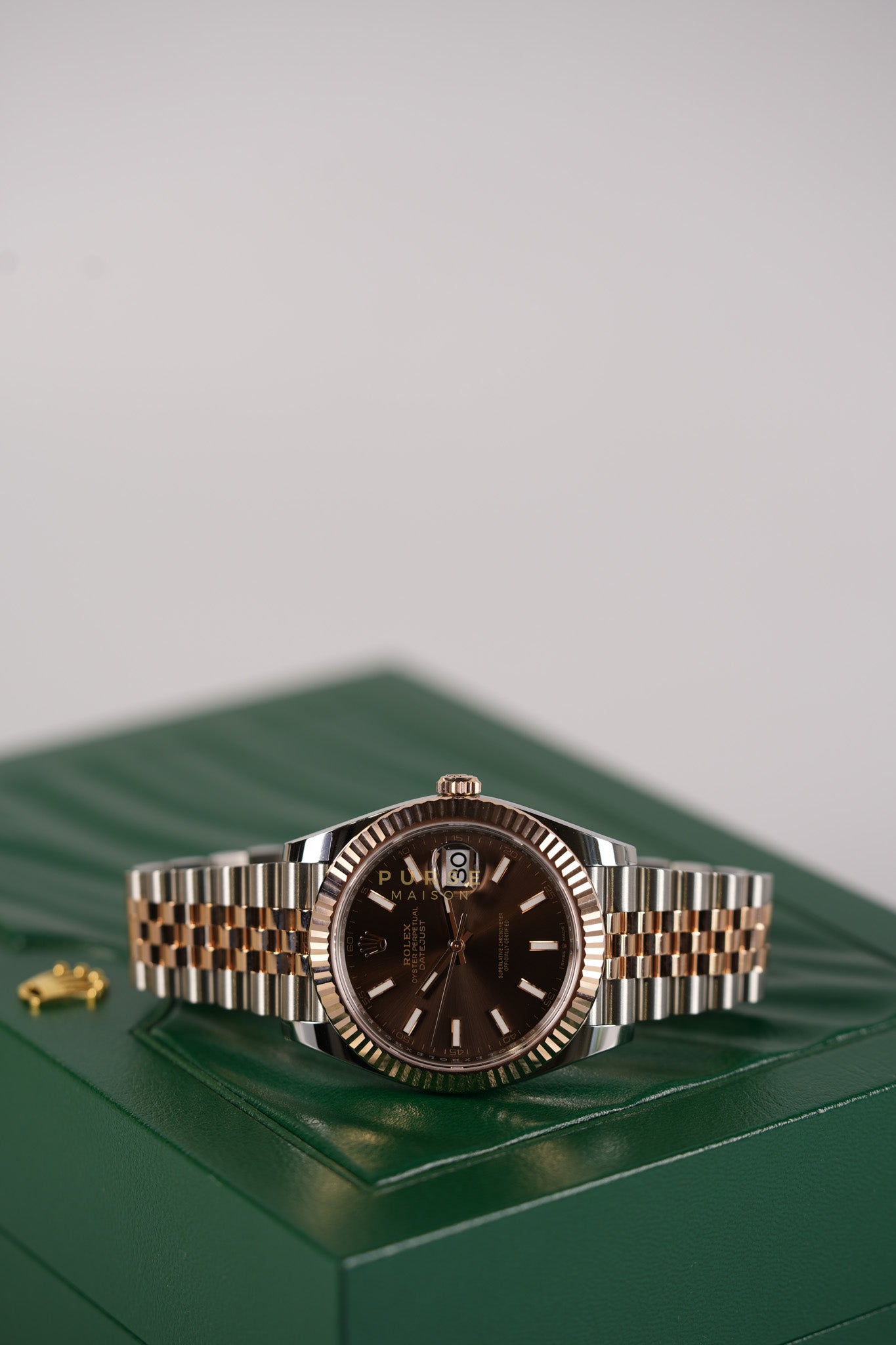 Datejust 41mm Everose Gold Stainless Strap Reference Number 126331 | Purse Maison Luxury Bags Shop