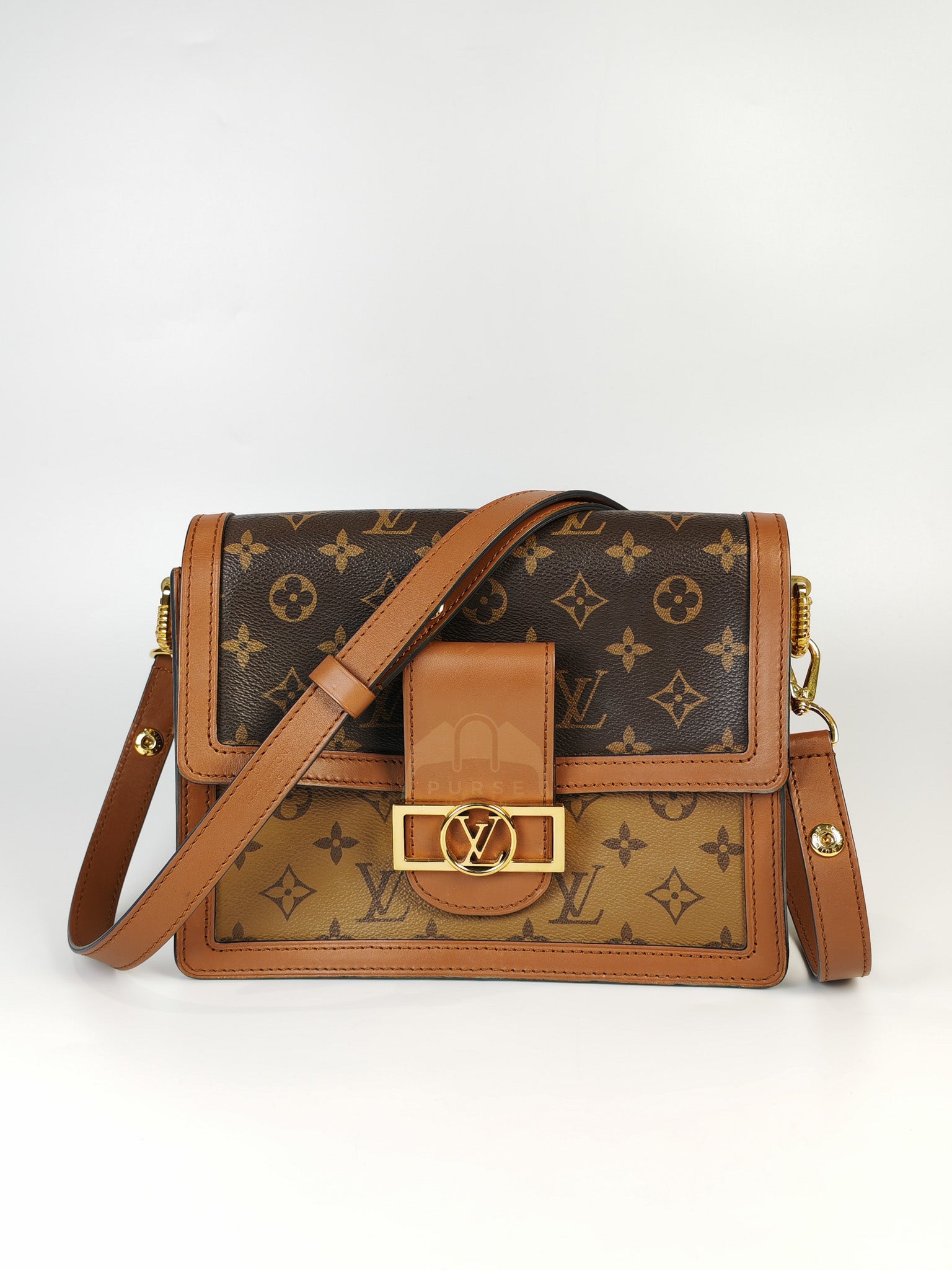 Dauphine MM in Reverse Monogram Canvas (Date code: FL2149) | Purse Maison Luxury Bags Shop