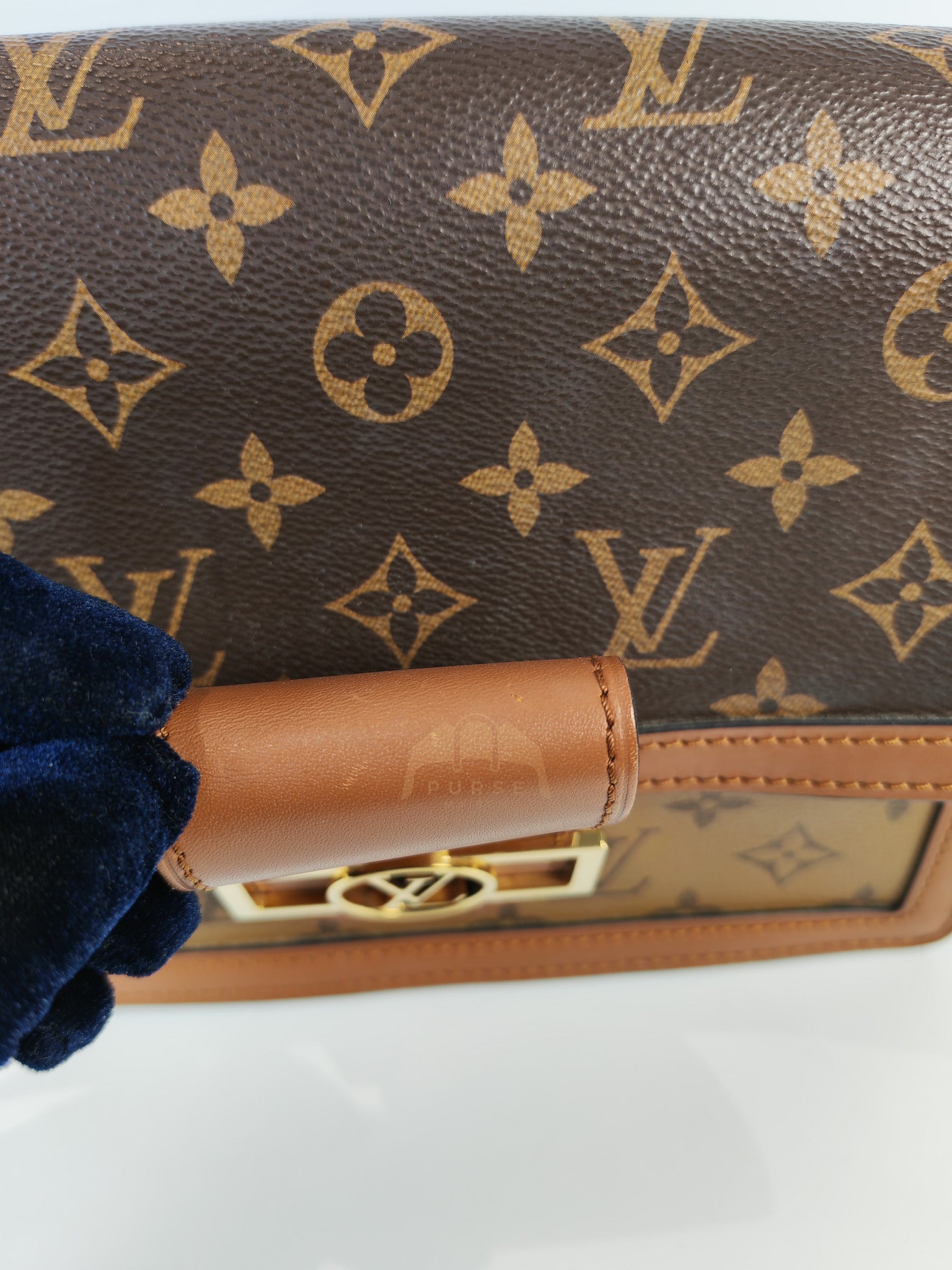 Dauphine MM in Reverse Monogram Canvas (Date code: FL2149) | Purse Maison Luxury Bags Shop