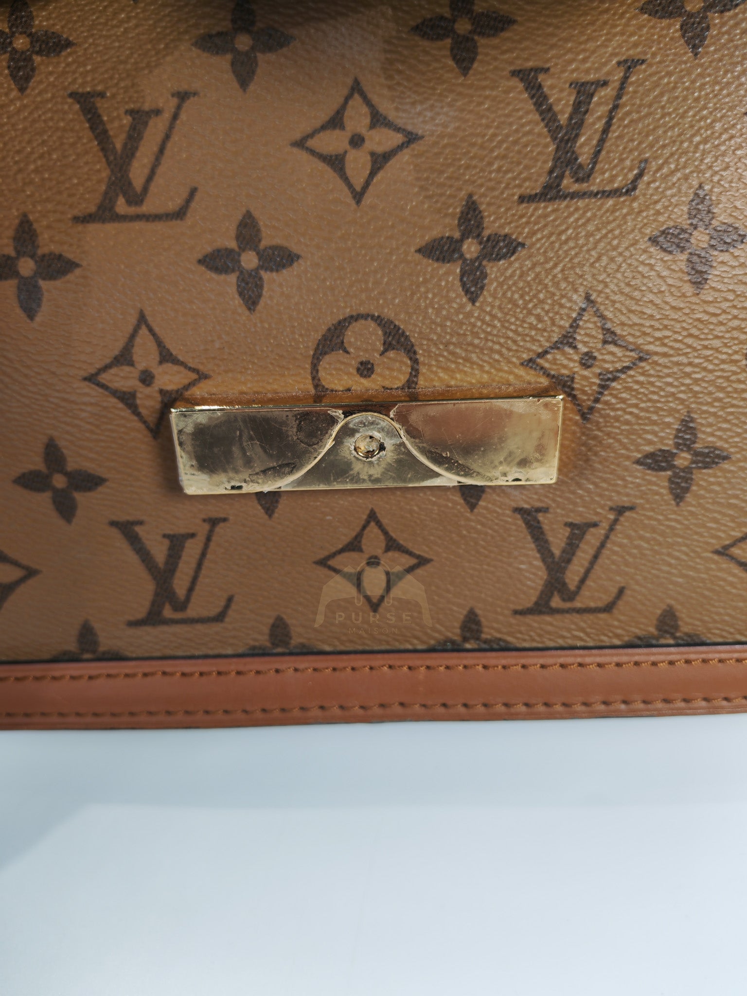 Dauphine MM in Reverse Monogram Canvas (Date code: FL2149) | Purse Maison Luxury Bags Shop