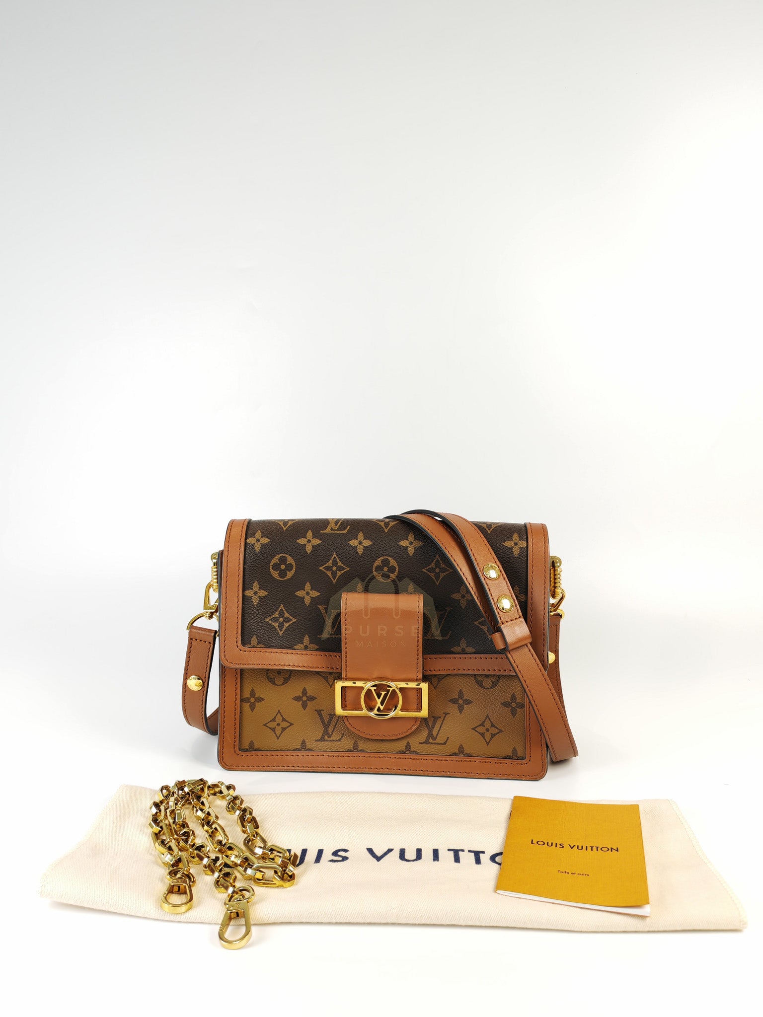 Dauphine MM in Reverse Monogram Canvas (Date code: FL2149) | Purse Maison Luxury Bags Shop