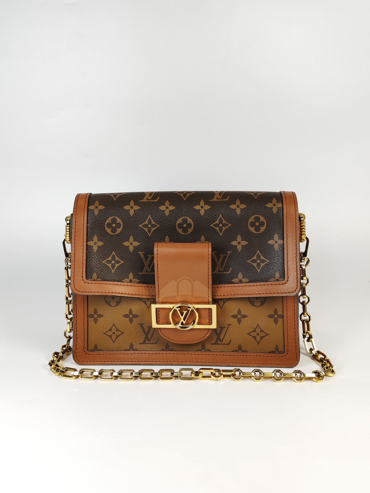 Dauphine MM in Reverse Monogram Canvas (Date code: FL2149) | Purse Maison Luxury Bags Shop
