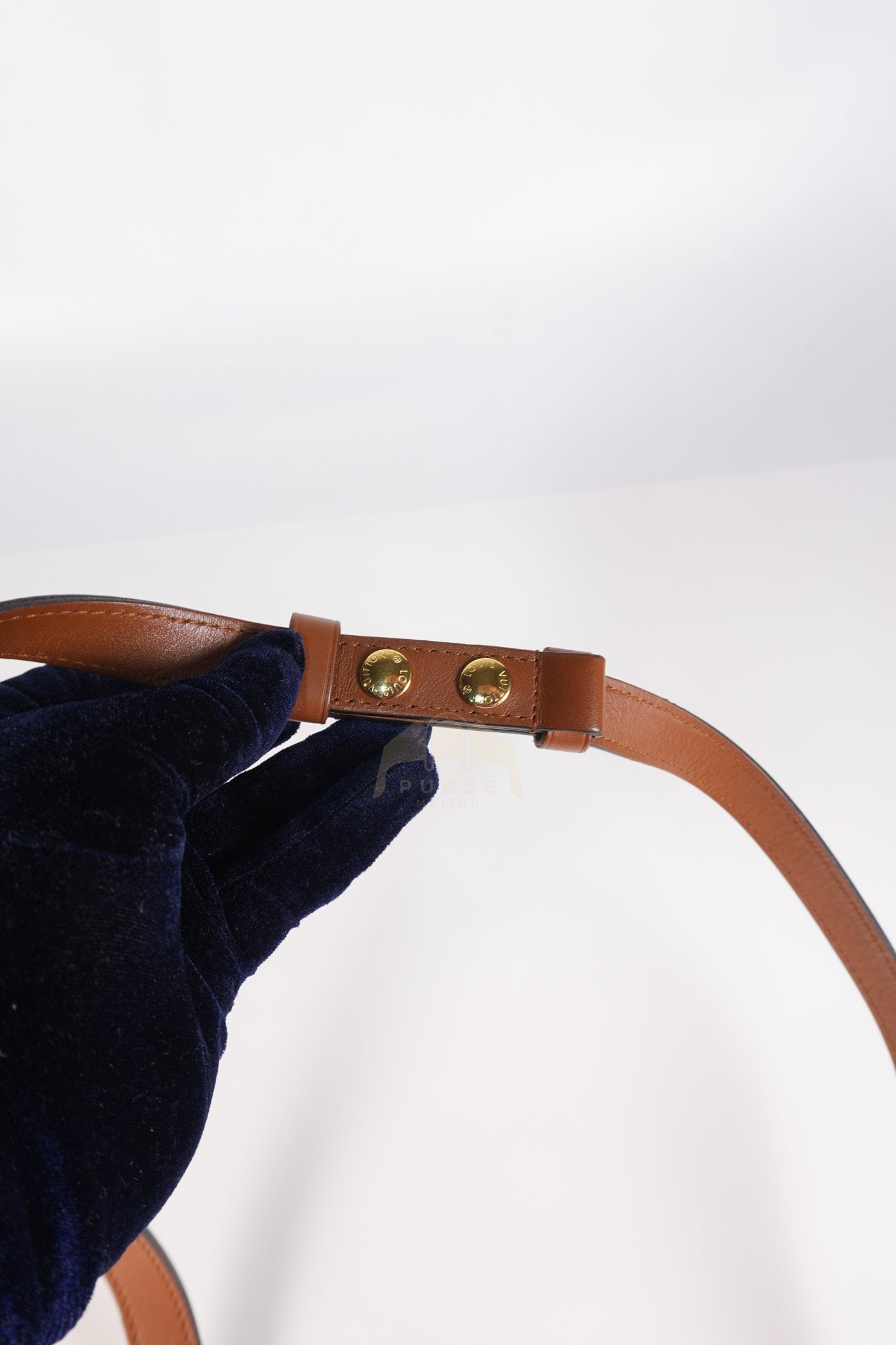 Dauphine MM Shoulder Bag in Reverse Monogram Canvas & Gold Hardware (Date Code: CA4109) | Purse Maison Luxury Bags Shop