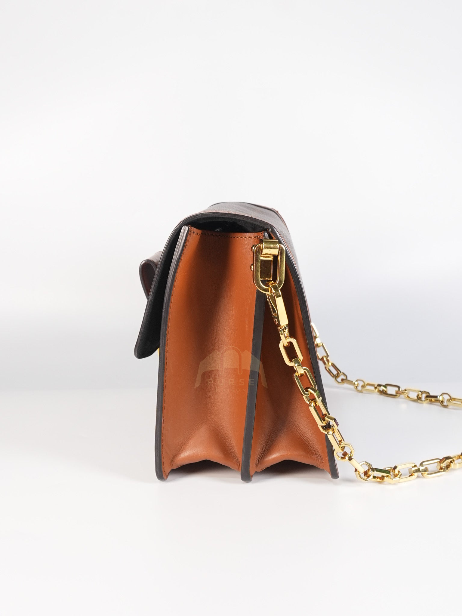 Dauphine MM Shoulder Bag in Reverse Monogram Canvas & Gold Hardware (Date Code: CA4109) | Purse Maison Luxury Bags Shop