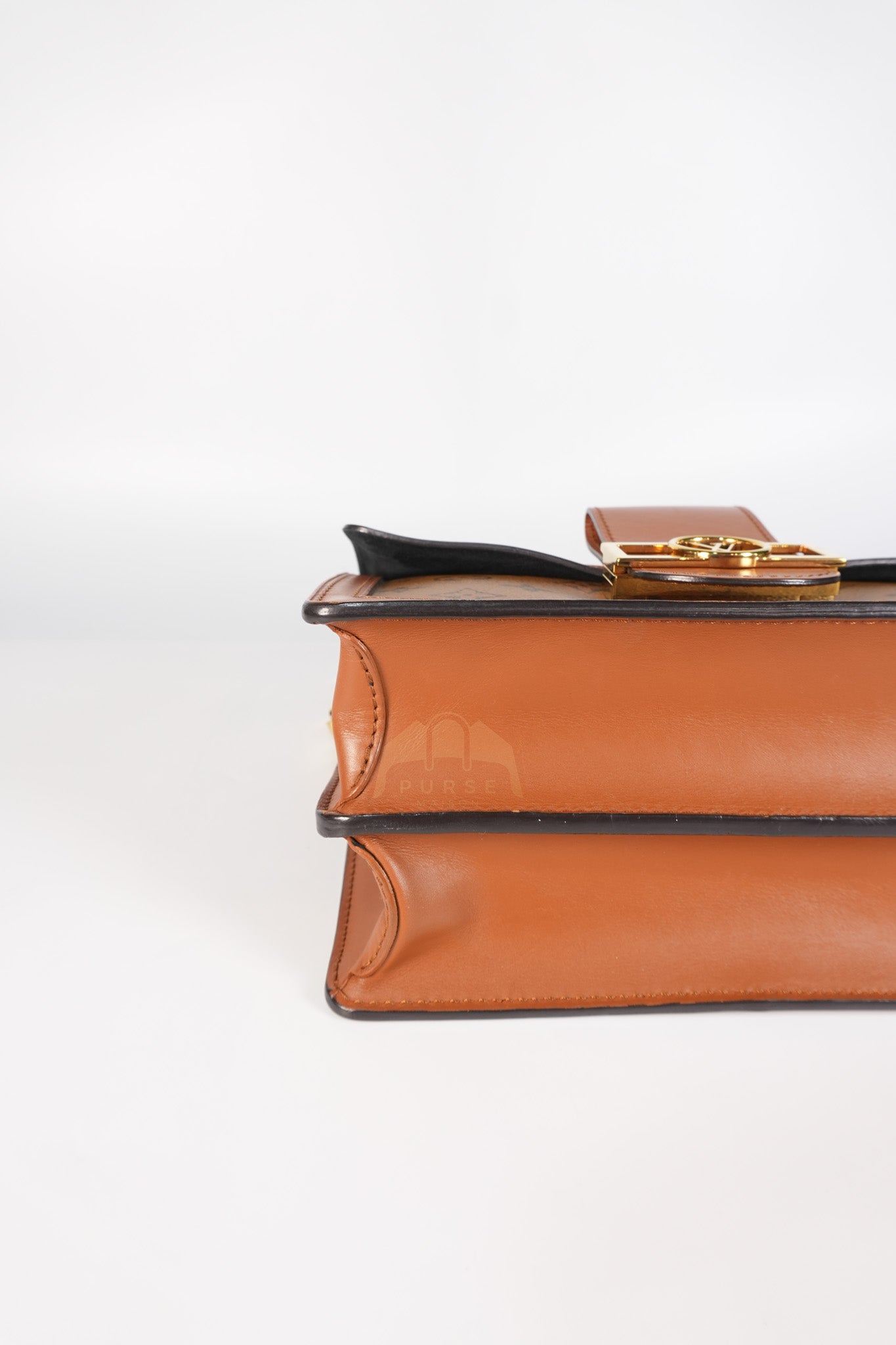 Dauphine MM Shoulder Bag in Reverse Monogram Canvas & Gold Hardware (Date Code: CA4109) | Purse Maison Luxury Bags Shop