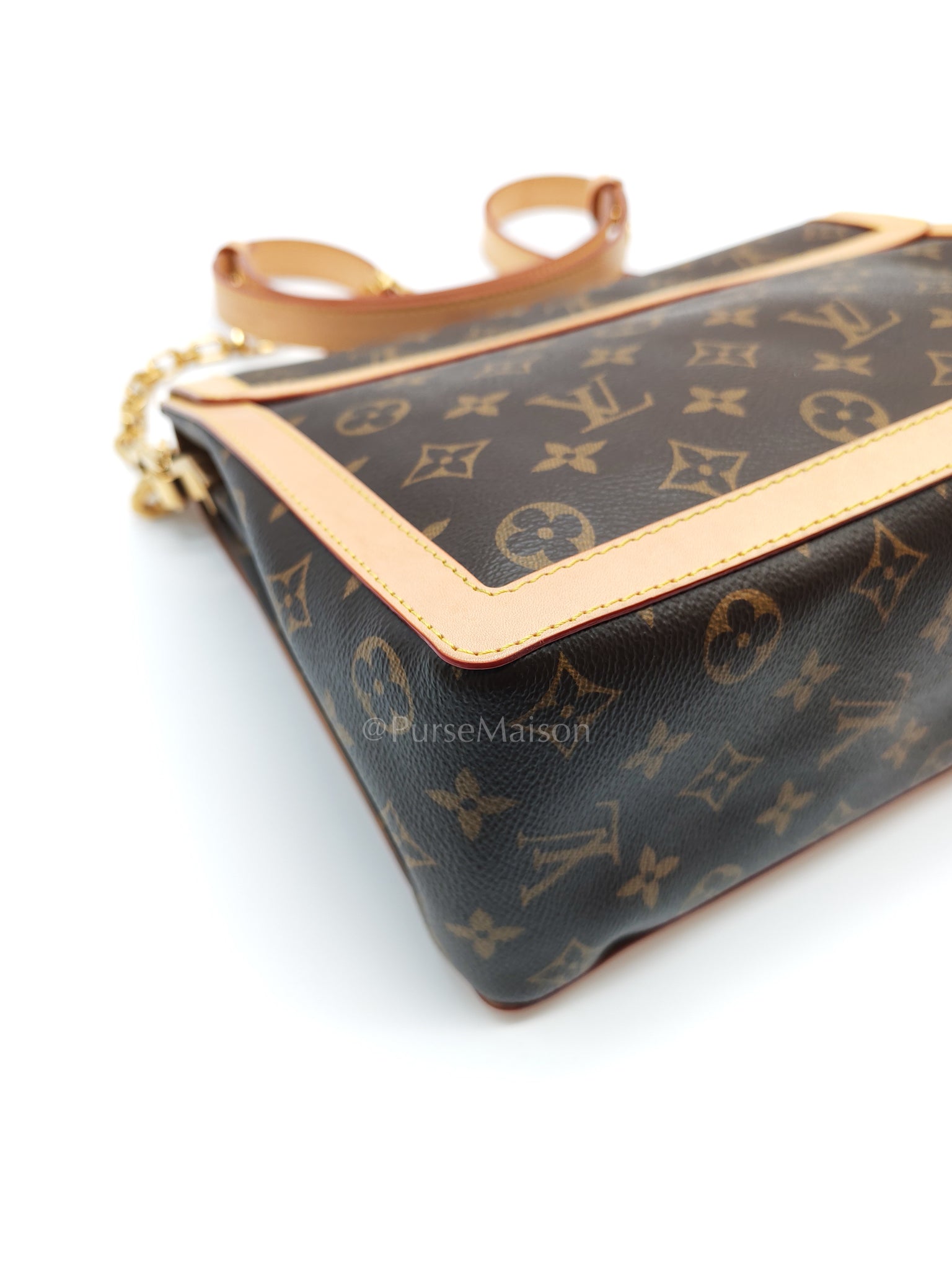 Dauphine Soft GM in Monogram Canvas (Microchip) | Purse Maison Luxury Bags Shop