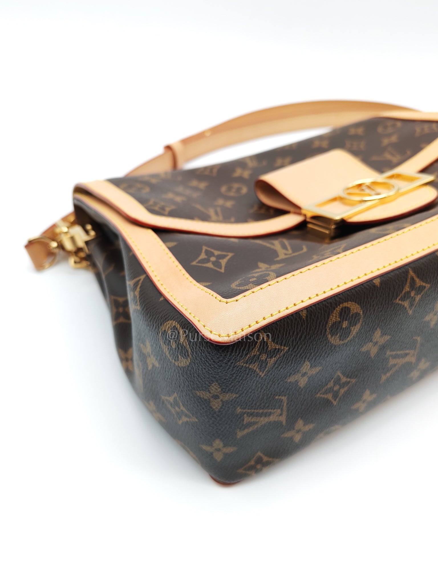 Dauphine Soft GM in Monogram Canvas (Microchip) | Purse Maison Luxury Bags Shop