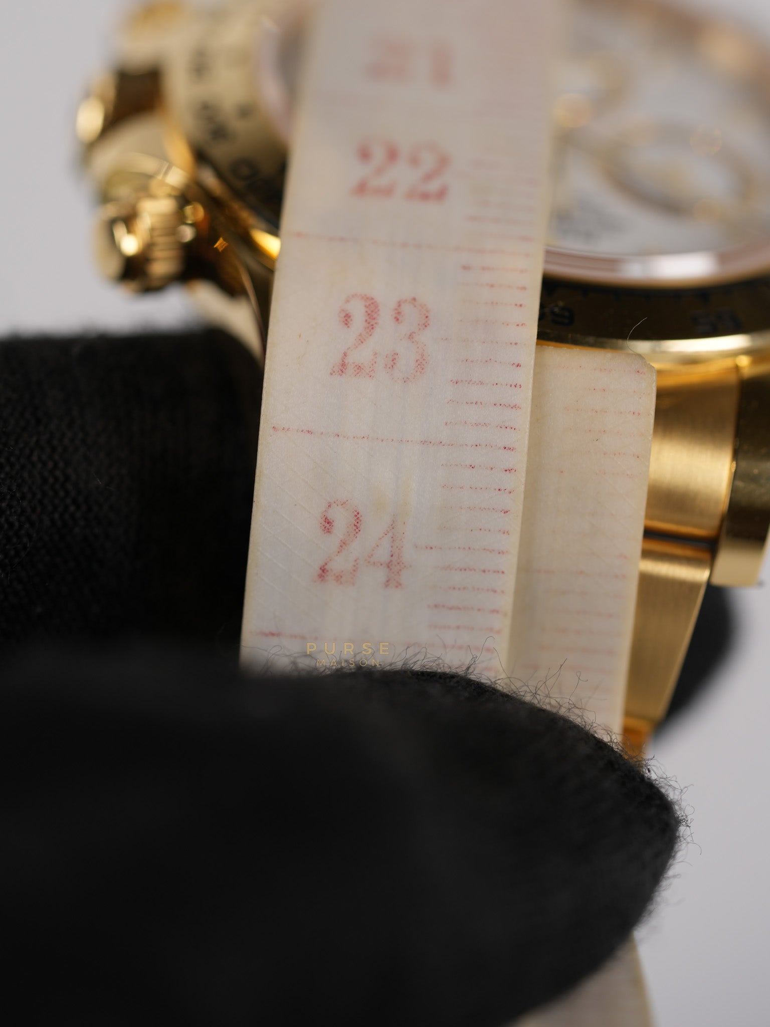 Daytona 40mm Full Gold Stainless Strap (Reference Number 126508) | Purse Maison Luxury Bags Shop