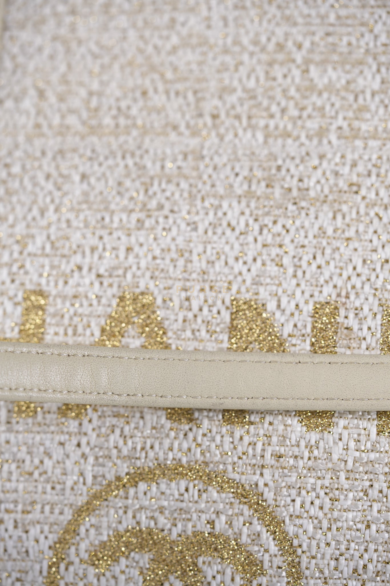 Deauville Medium Tote Bag in Raffia Canvas (Series 31) | Purse Maison Luxury Bags Shop