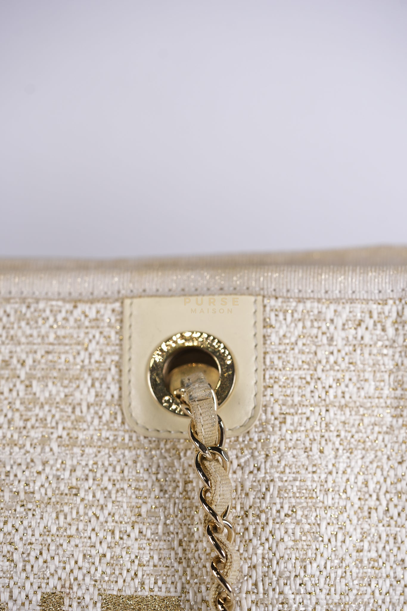 Deauville Medium Tote Bag in Raffia Canvas (Series 31) | Purse Maison Luxury Bags Shop