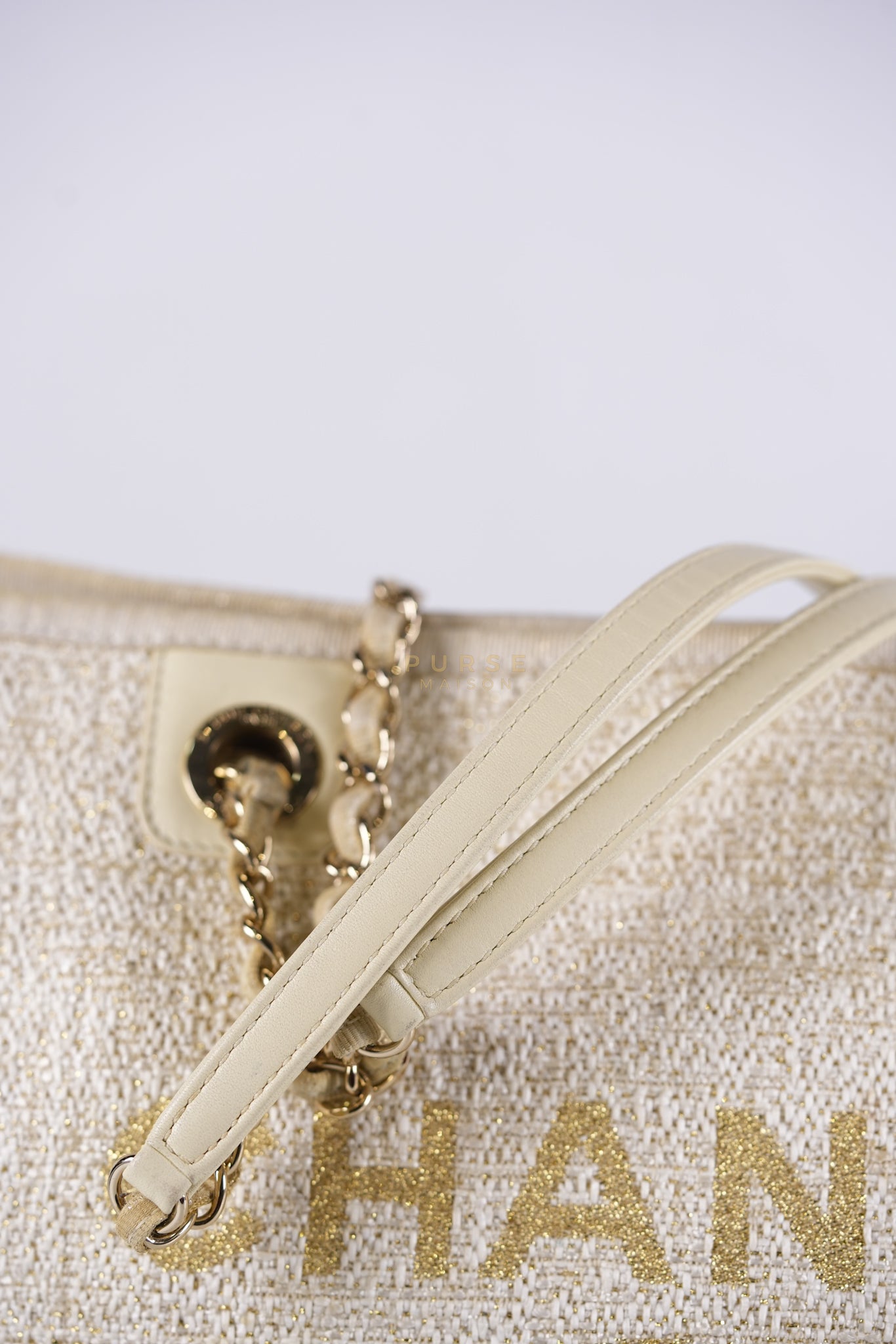 Deauville Medium Tote Bag in Raffia Canvas (Series 31) | Purse Maison Luxury Bags Shop