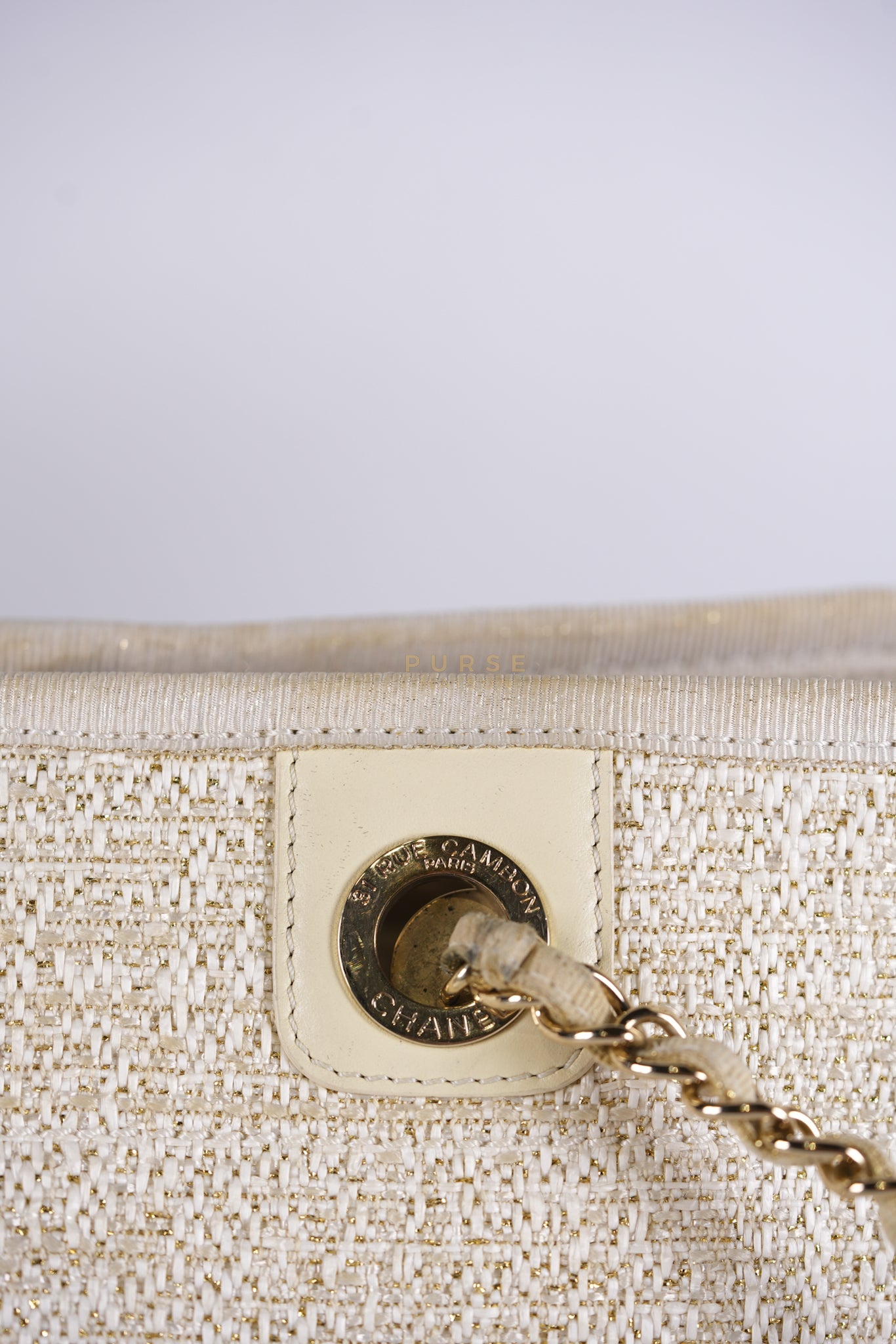 Deauville Medium Tote Bag in Raffia Canvas (Series 31) | Purse Maison Luxury Bags Shop