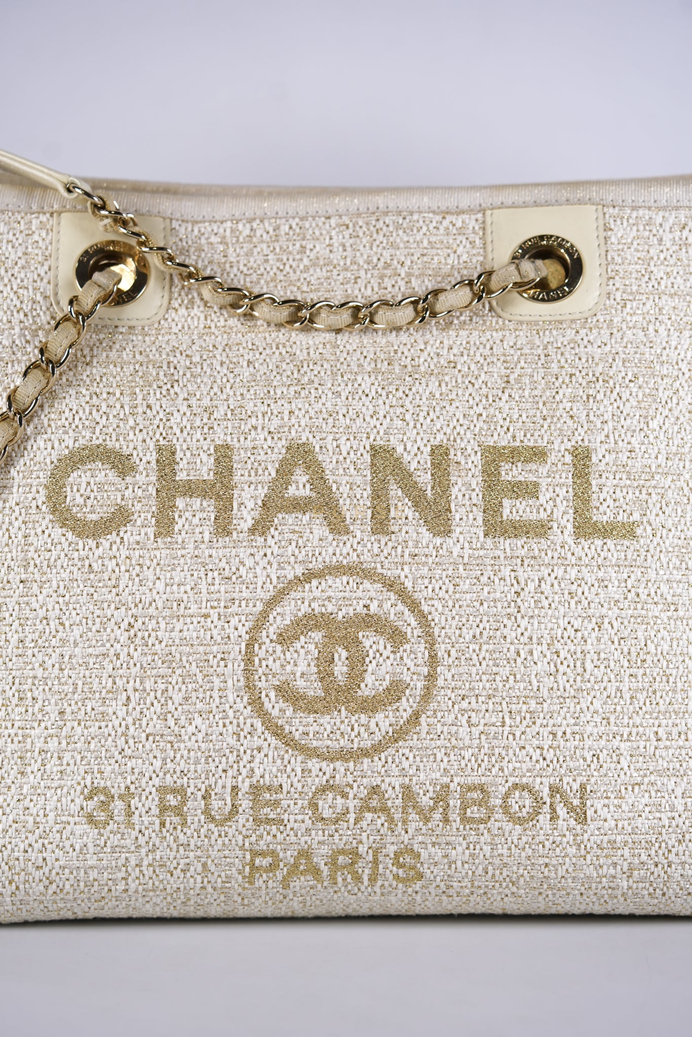 Deauville Medium Tote Bag in Raffia Canvas (Series 31) | Purse Maison Luxury Bags Shop