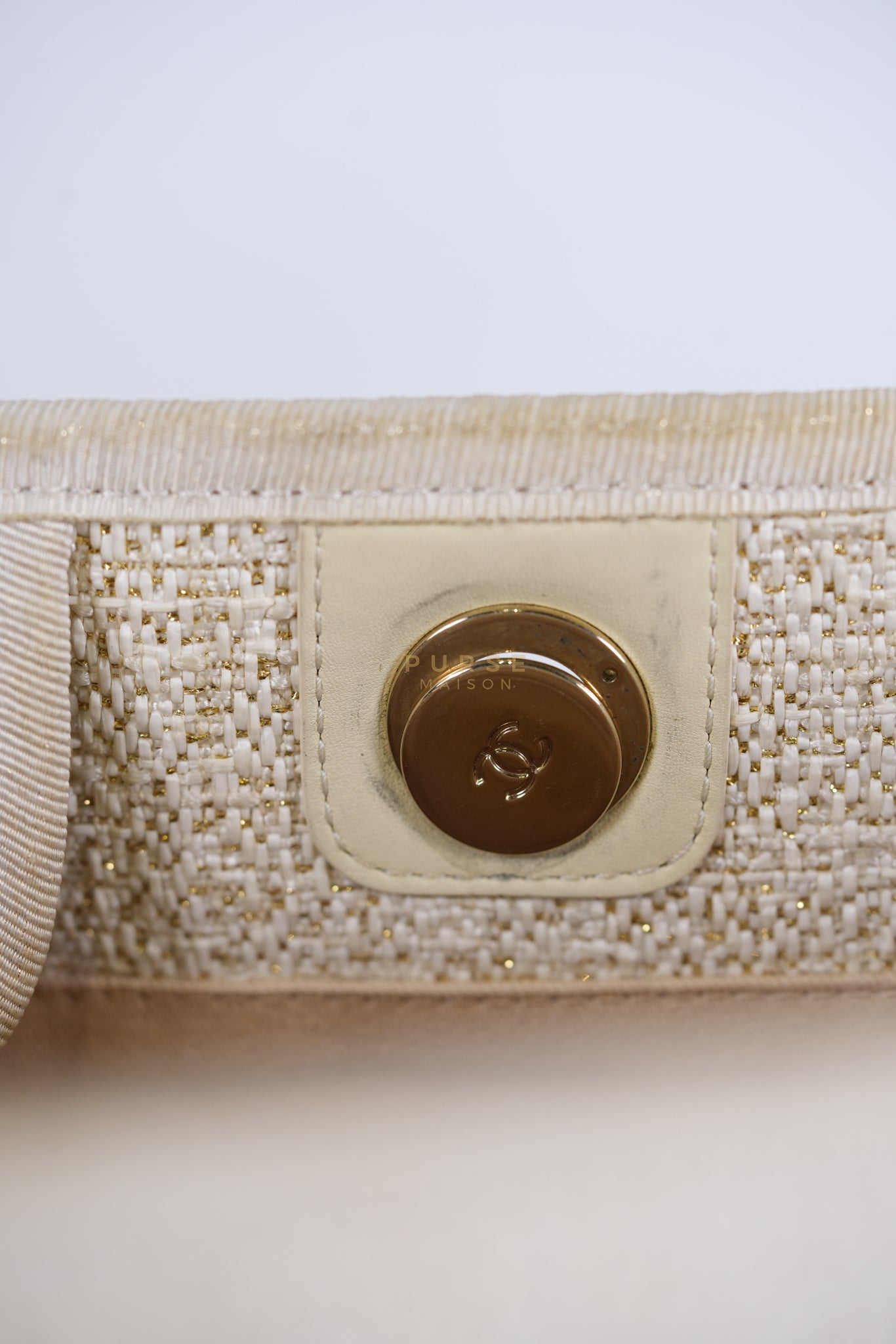 Deauville Medium Tote Bag in Raffia Canvas (Series 31) | Purse Maison Luxury Bags Shop