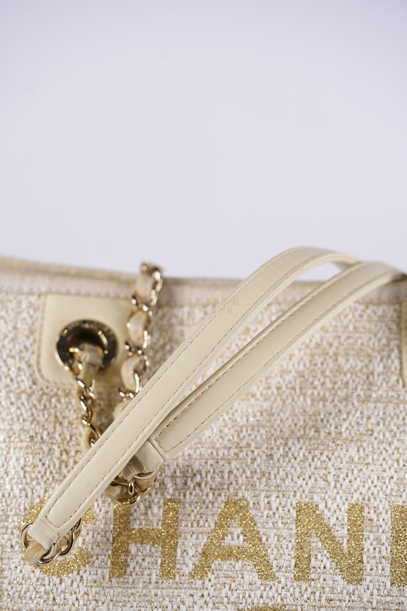 Deauville Medium Tote Bag in Raffia Canvas (Series 31) | Purse Maison Luxury Bags Shop