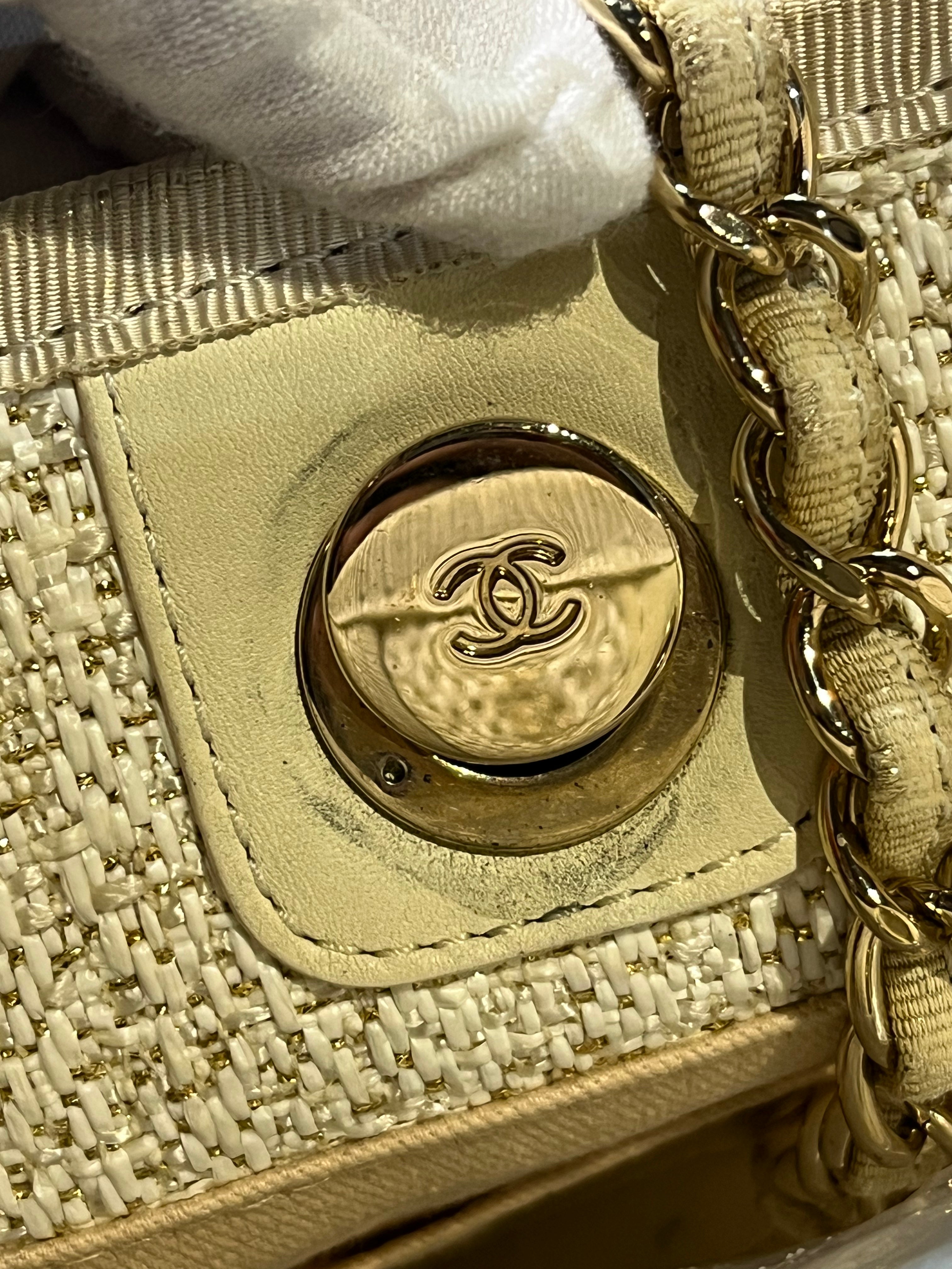 Deauville Medium Tote Bag in Raffia Canvas (Series 31) | Purse Maison Luxury Bags Shop