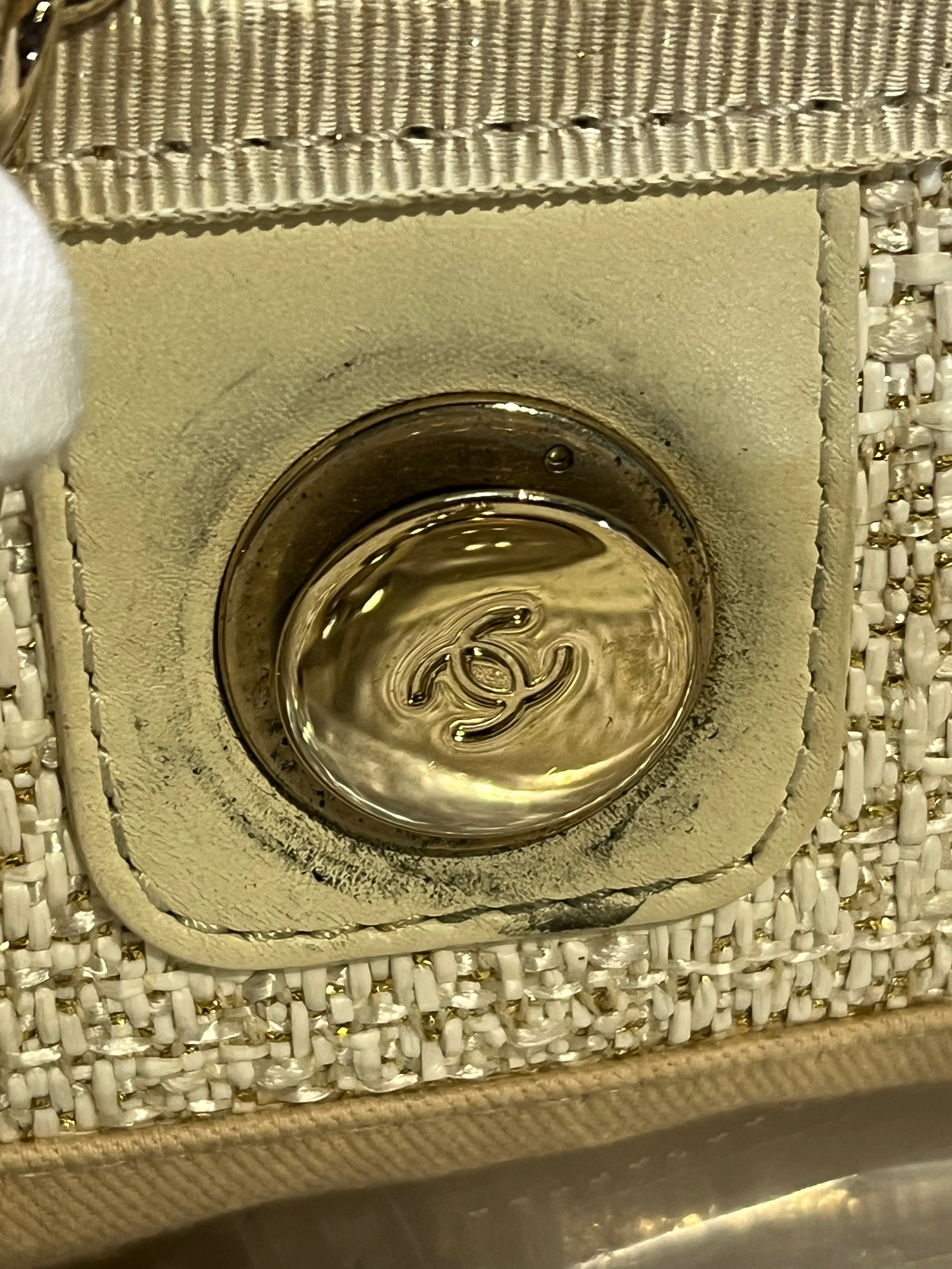 Deauville Medium Tote Bag in Raffia Canvas (Series 31) | Purse Maison Luxury Bags Shop