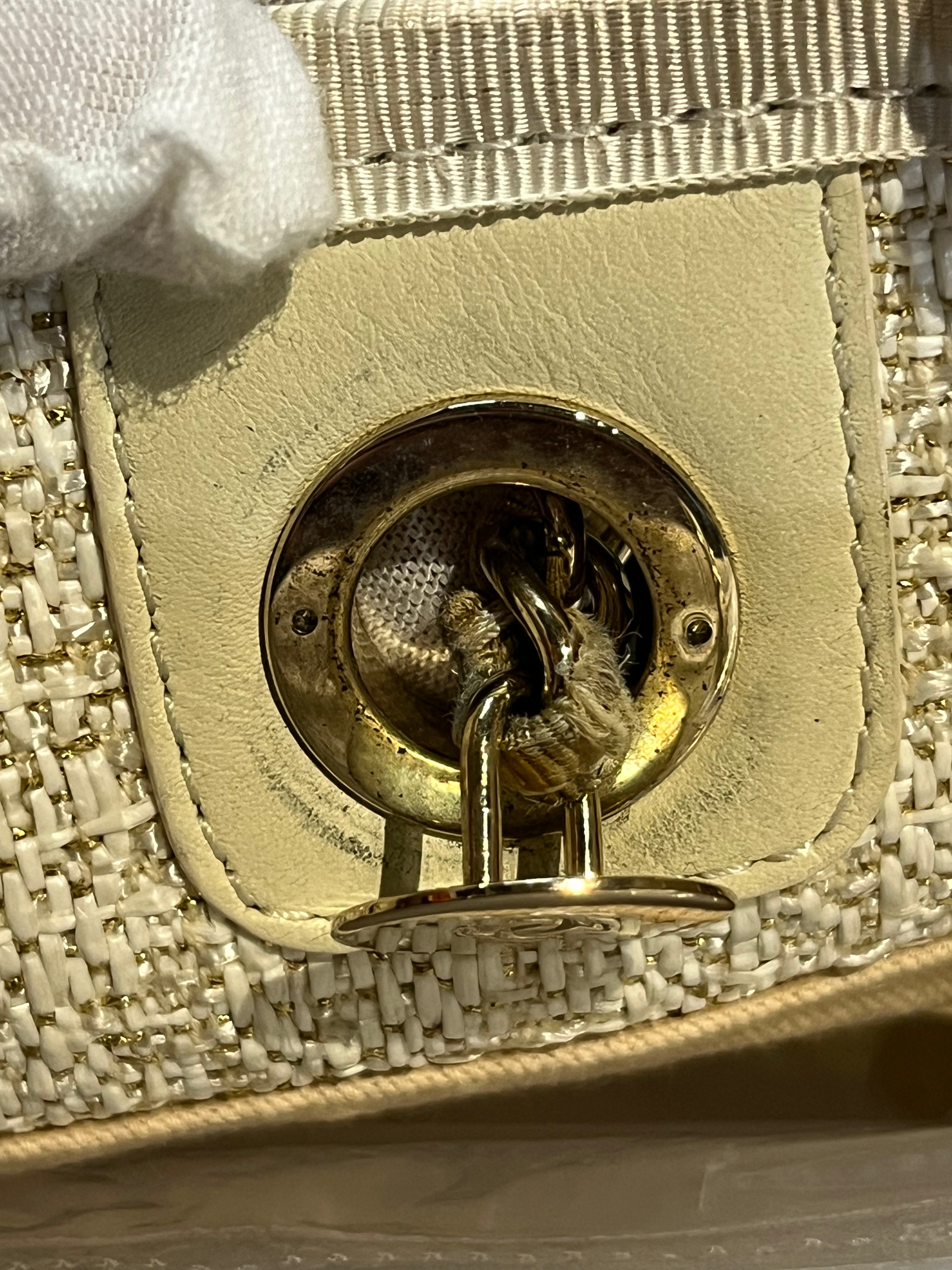 Deauville Medium Tote Bag in Raffia Canvas (Series 31) | Purse Maison Luxury Bags Shop