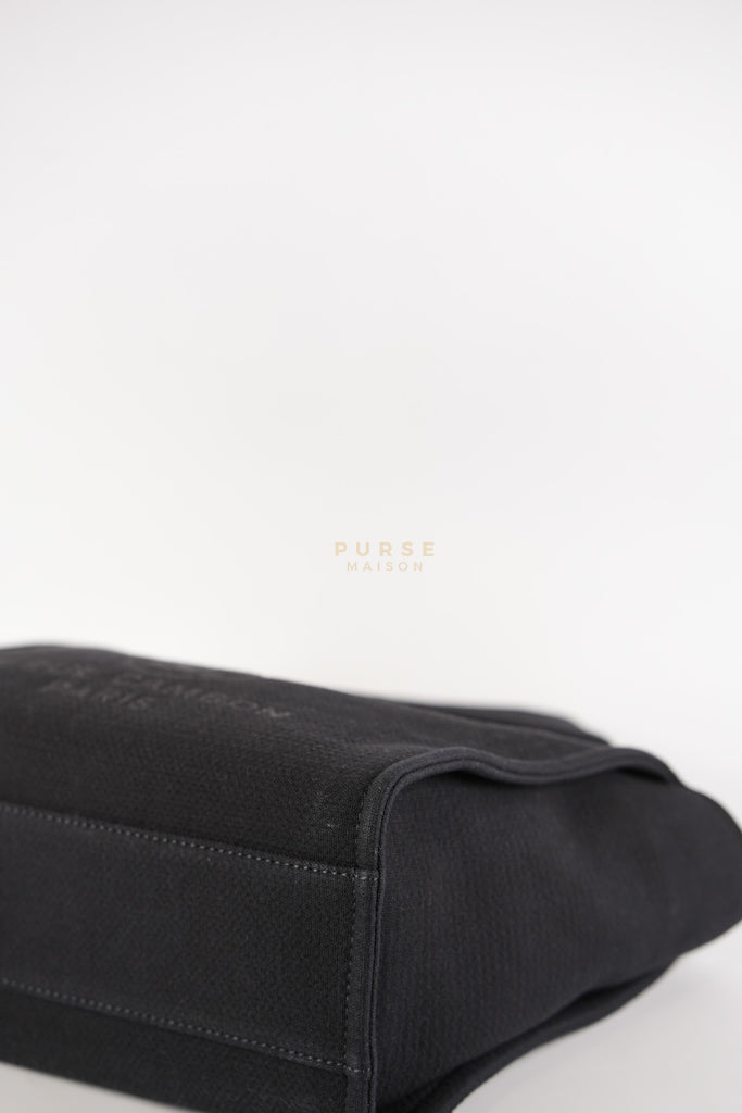 Deauville Tote Bag Black Microchip Large | Purse Maison Luxury Bags Shop