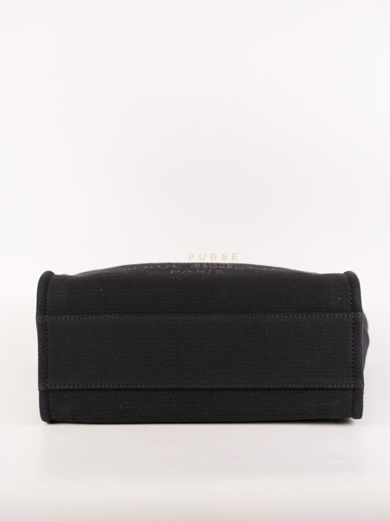 Deauville Tote Bag Black Microchip Large | Purse Maison Luxury Bags Shop