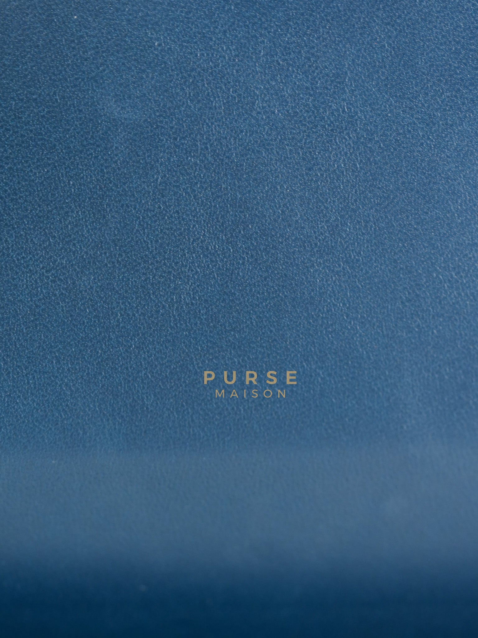 Della Cavalleria in Blue Epsom Leather & Gold Hardware Stamp B(2023) | Purse Maison Luxury Bags Shop