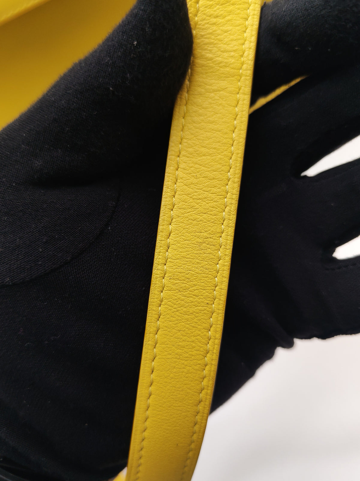 Delvaux Tempete Handbag in Yellow Crisp Calf Leather and Gold Hardware | Purse Maison Luxury Bags Shop