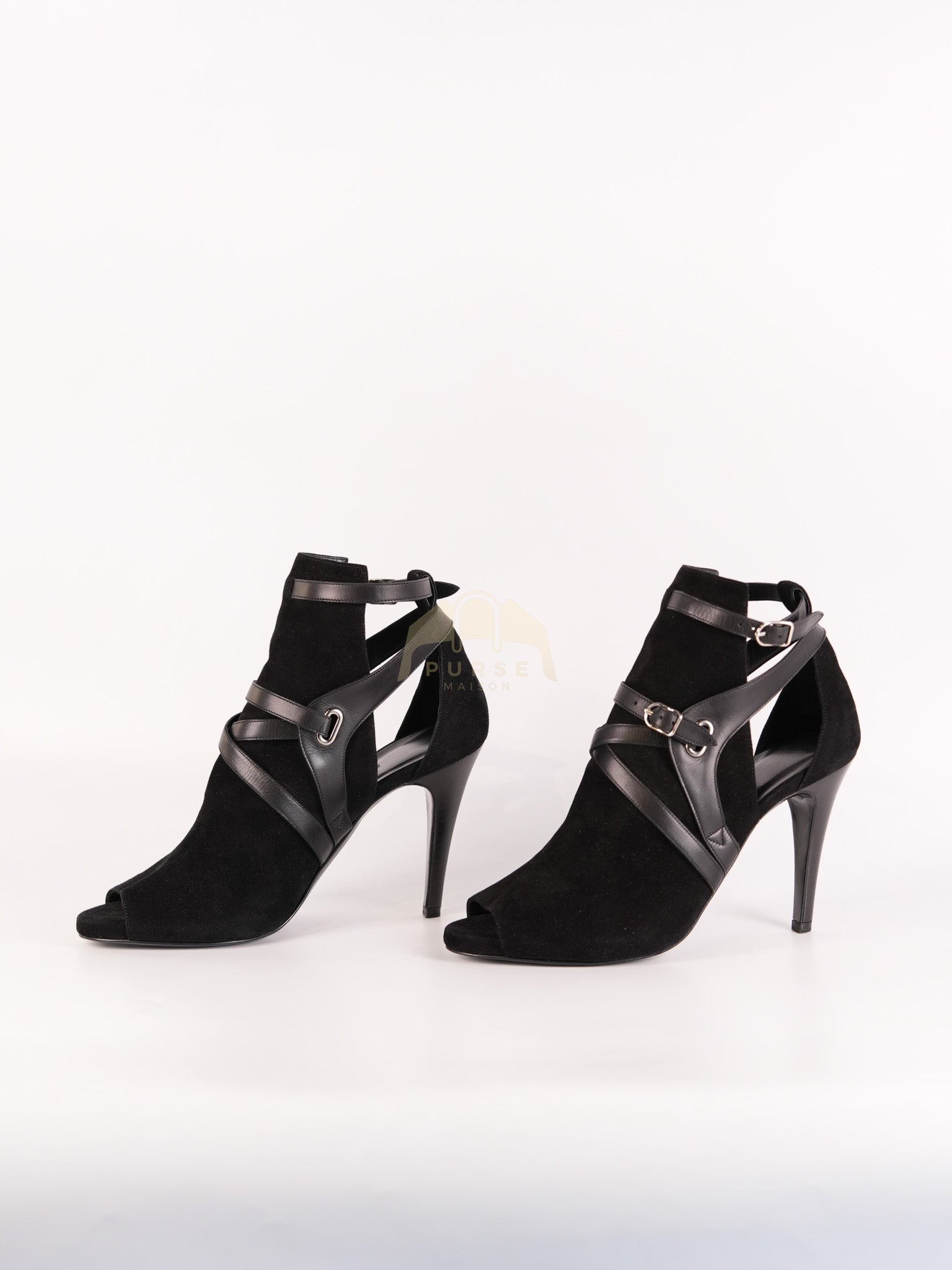 Desir High Heels Sandals in Black Size 38 (22cm) | Purse Maison Luxury Bags Shop