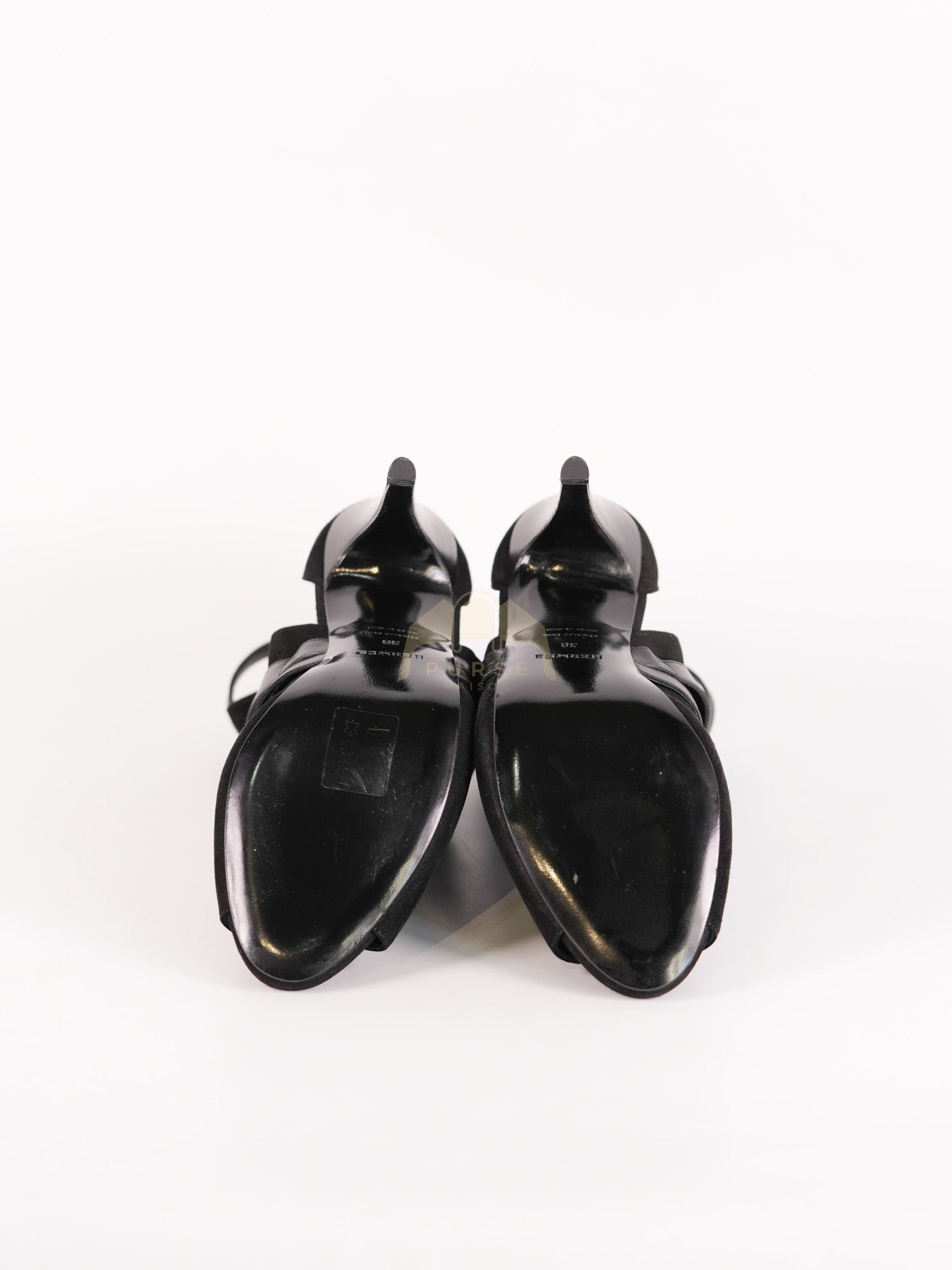 Desir High Heels Sandals in Black Size 38 (22cm) | Purse Maison Luxury Bags Shop