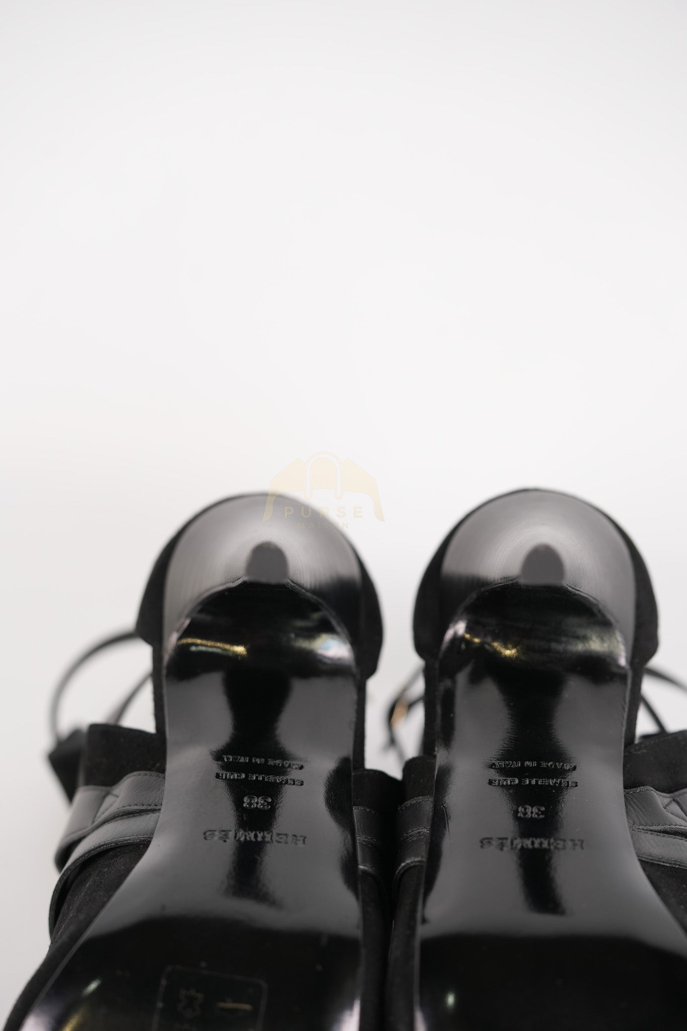 Desir High Heels Sandals in Black Size 38 (22cm) | Purse Maison Luxury Bags Shop