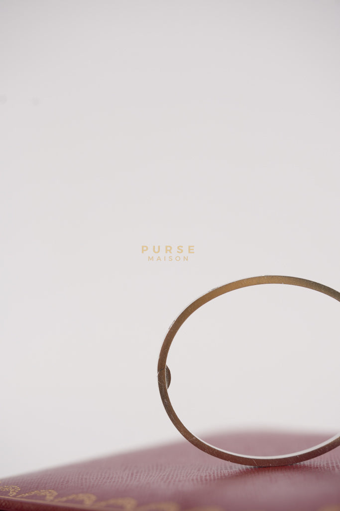 Diamond Love Bangle 18K White Gold | Purse Maison Luxury Bags Shop