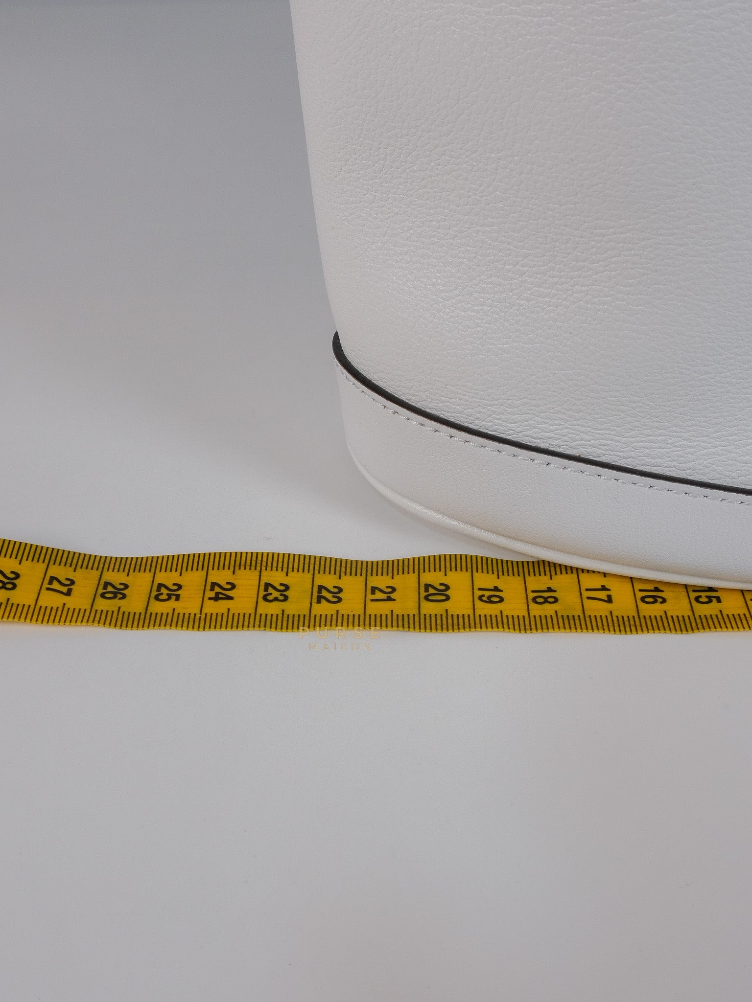 Diana Bamboo Renew in Light Blue Calfskin Leather | Purse Maison Luxury Bags Shop