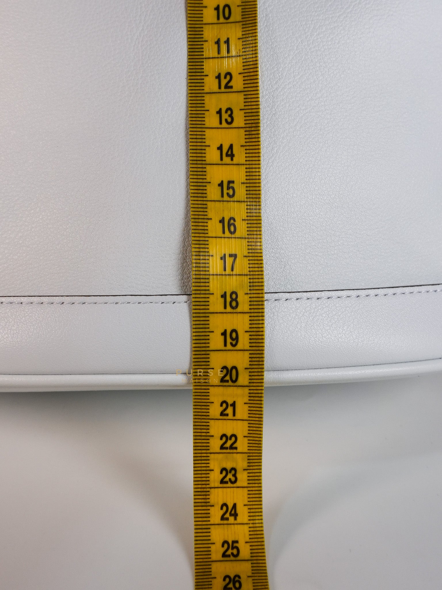 Diana Bamboo Renew in Light Blue Calfskin Leather | Purse Maison Luxury Bags Shop