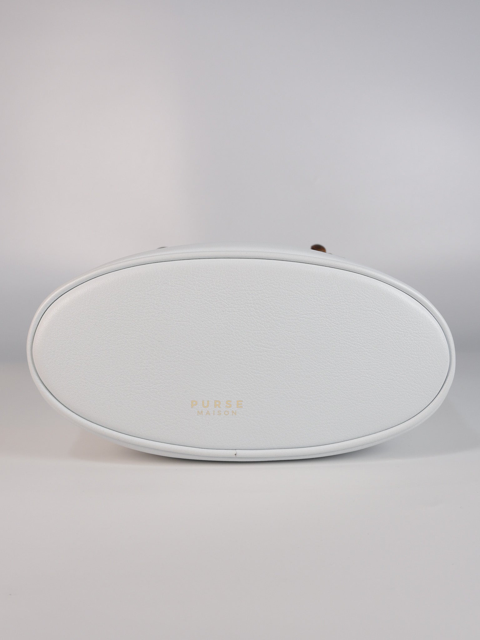 Diana Bamboo Renew in Light Blue Calfskin Leather | Purse Maison Luxury Bags Shop