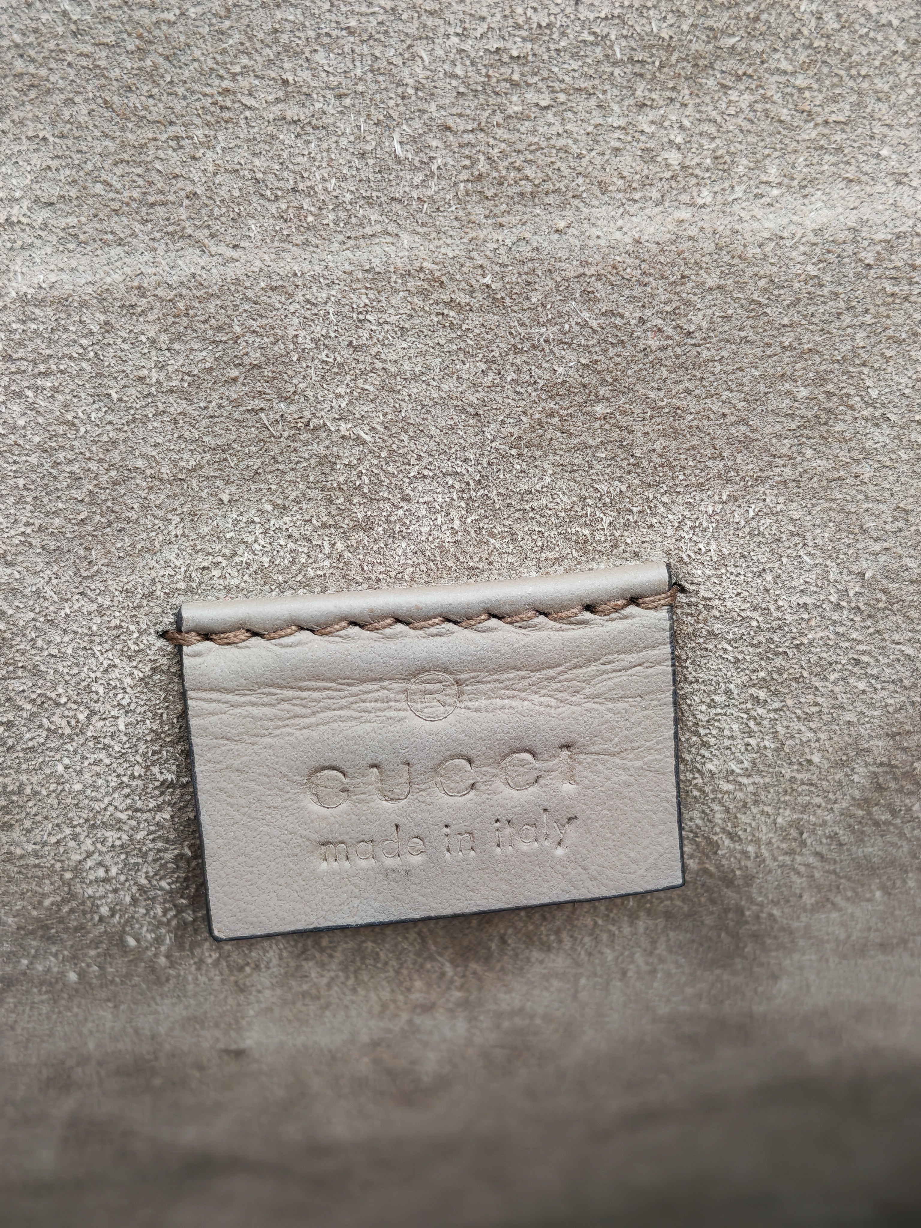 Dionysus Shoulder Bag Medium in GG Supreme Canvas Taupe Suede Leather | Purse Maison Luxury Bags Shop