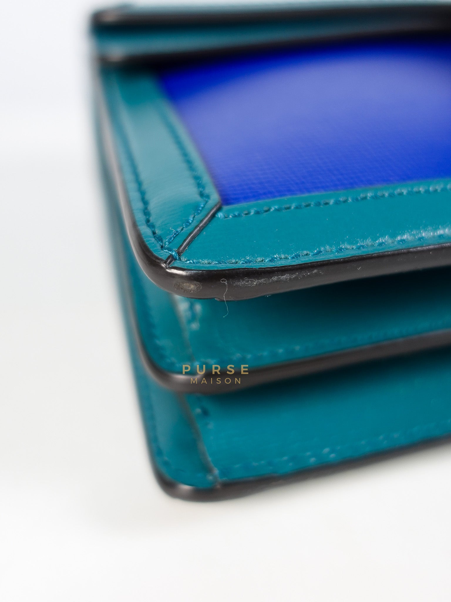 Dionysus Small Shoulder Bag in Blue & Green Silver Hardware | Purse Maison Luxury Bags Shop