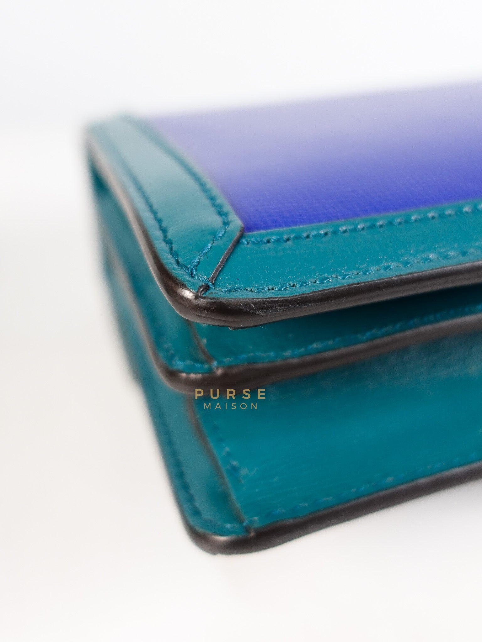 Dionysus Small Shoulder Bag in Blue & Green Silver Hardware | Purse Maison Luxury Bags Shop