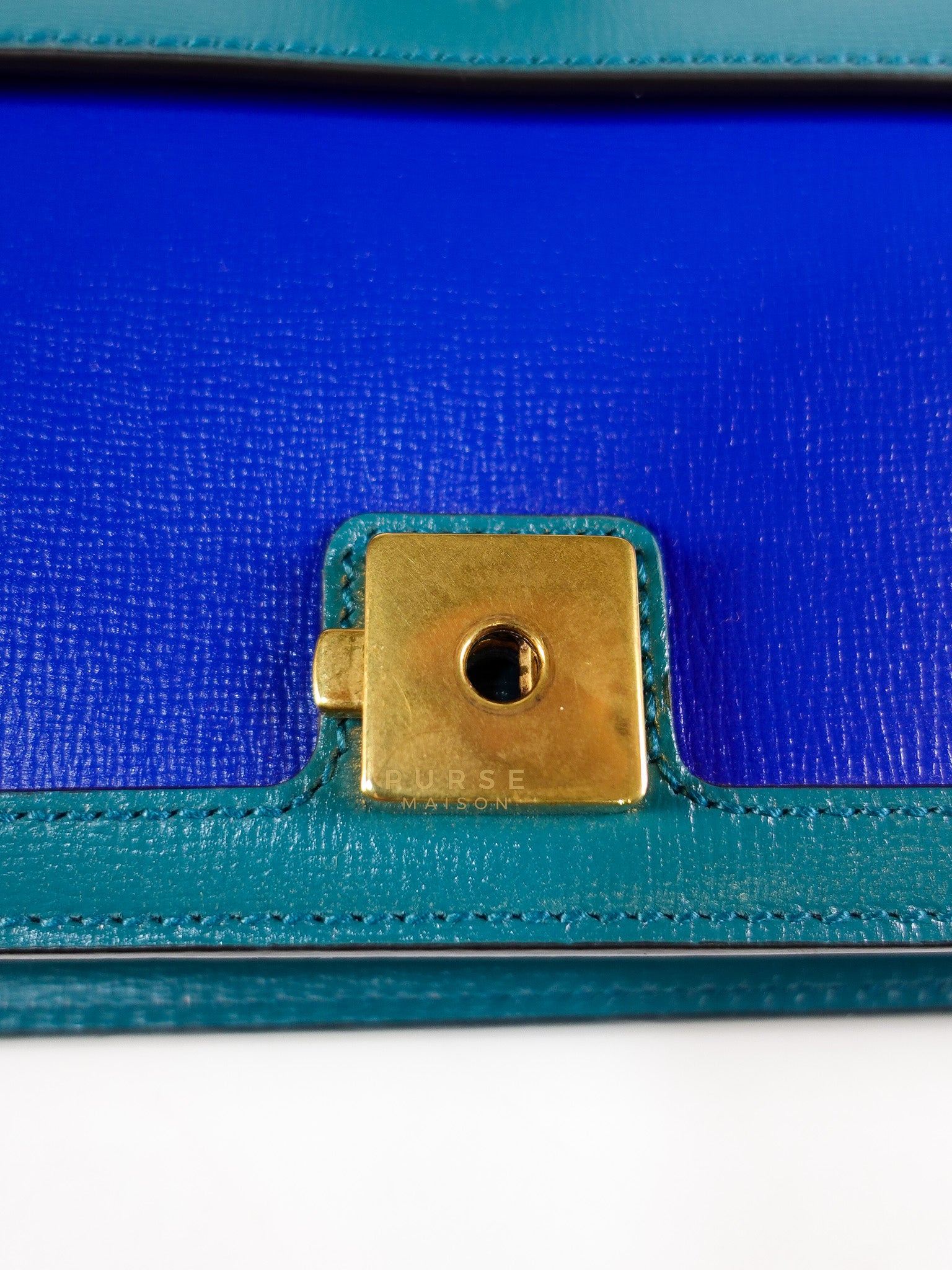 Dionysus Small Shoulder Bag in Blue & Green Silver Hardware | Purse Maison Luxury Bags Shop
