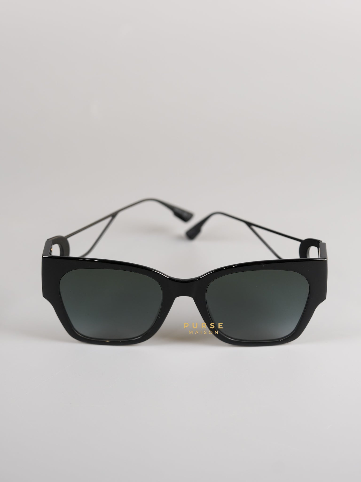 Dior 30 Montaigne Black 80711 Square Sunglasses | Purse Maison Luxury Bags Shop