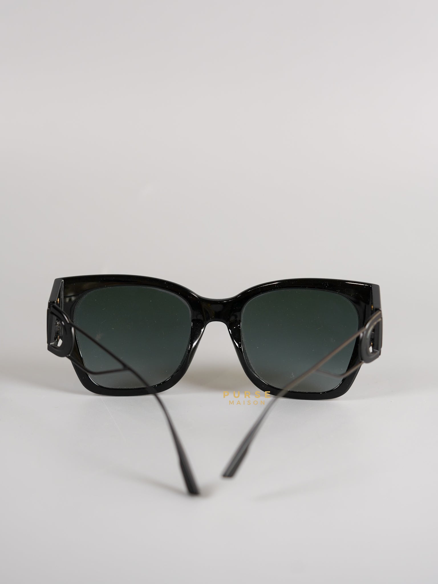 Dior 30 Montaigne Black 80711 Square Sunglasses | Purse Maison Luxury Bags Shop