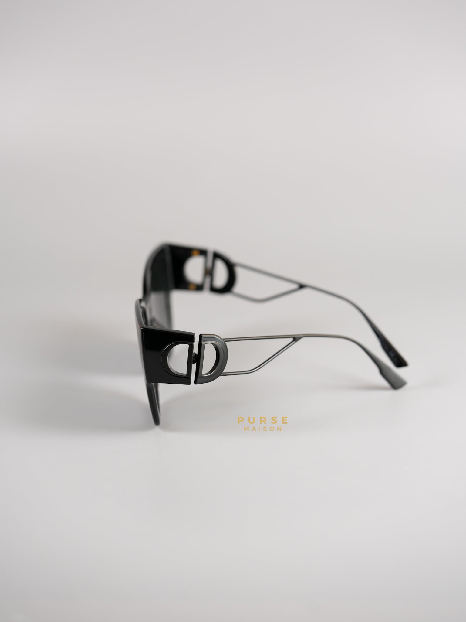 Dior 30 Montaigne Black 80711 Square Sunglasses | Purse Maison Luxury Bags Shop