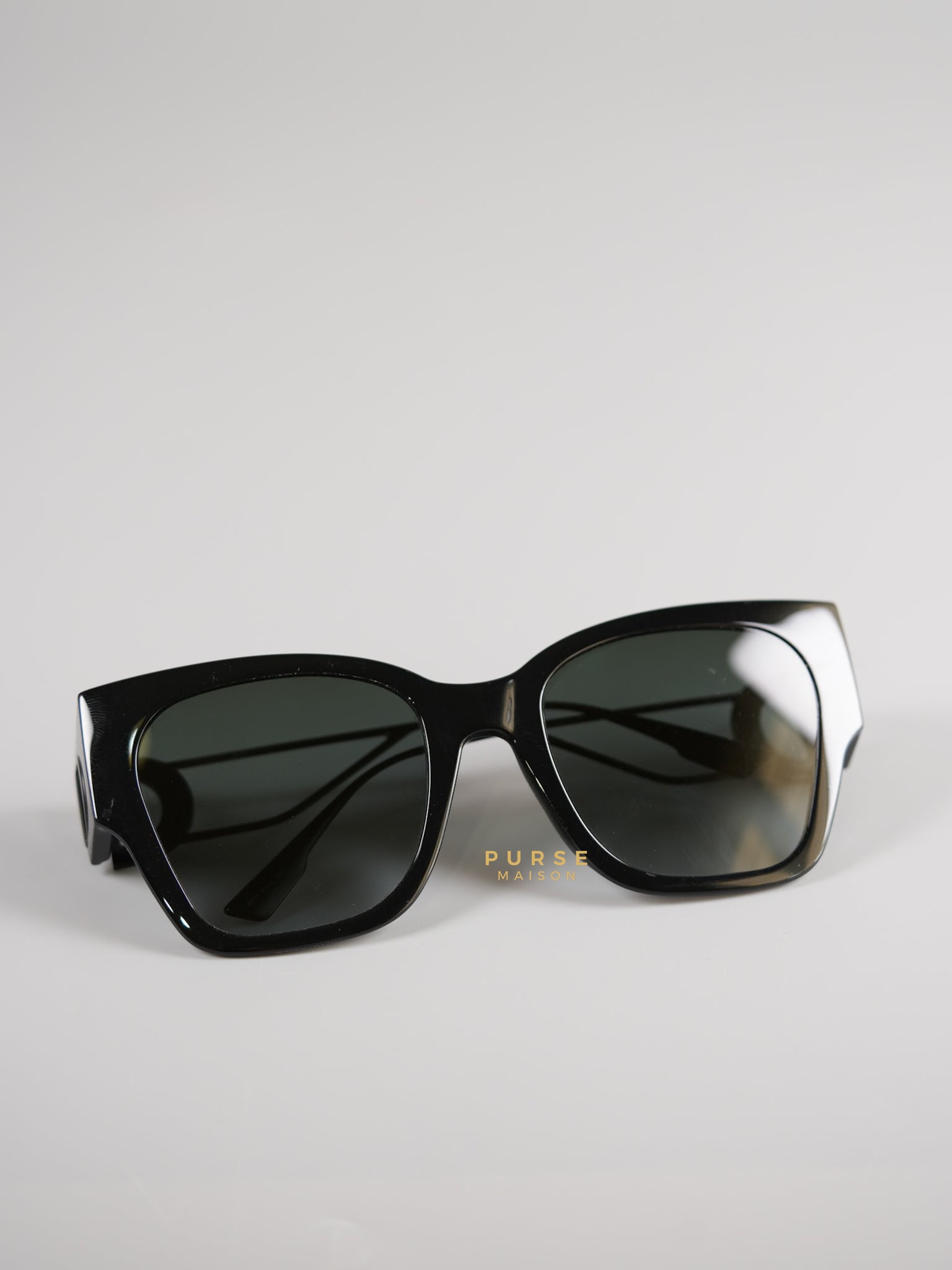 Dior 30 Montaigne Black 80711 Square Sunglasses | Purse Maison Luxury Bags Shop