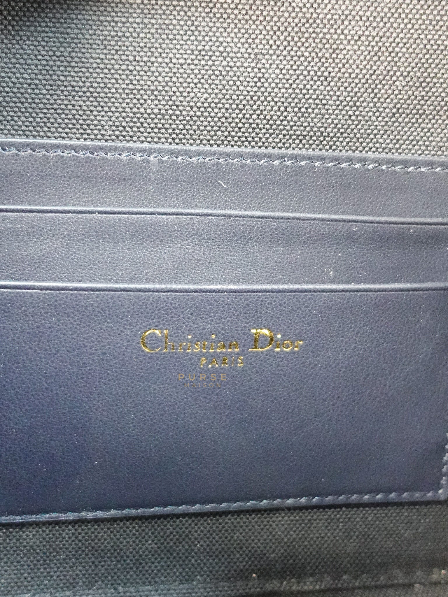 Dior 30 Montaigne Box Bag Small in Blue Oblique Jacquard & Gold Hardware | Purse Maison Luxury Bags Shop