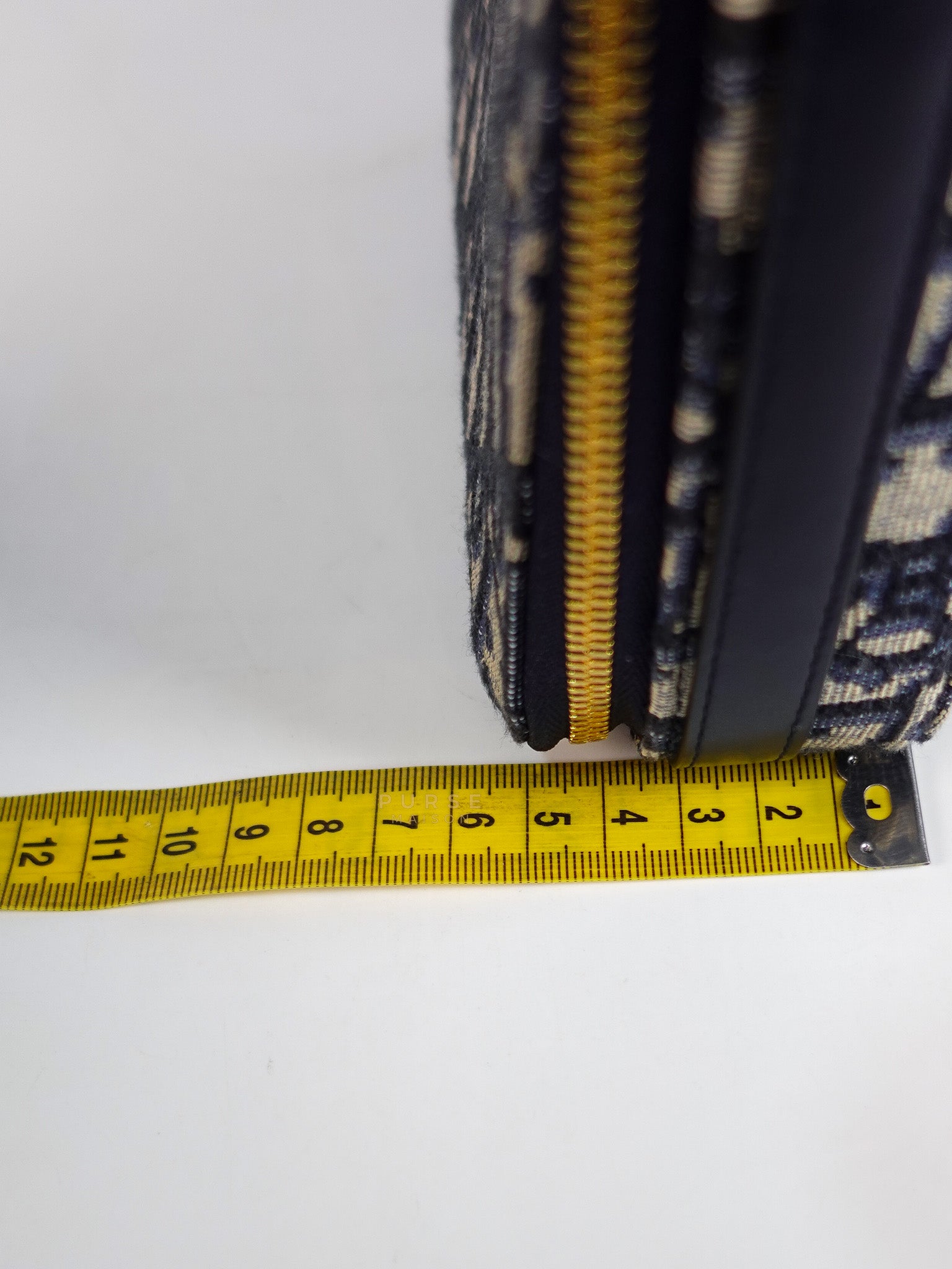 Dior 30 Montaigne Box Bag Small in Blue Oblique Jacquard & Gold Hardware | Purse Maison Luxury Bags Shop