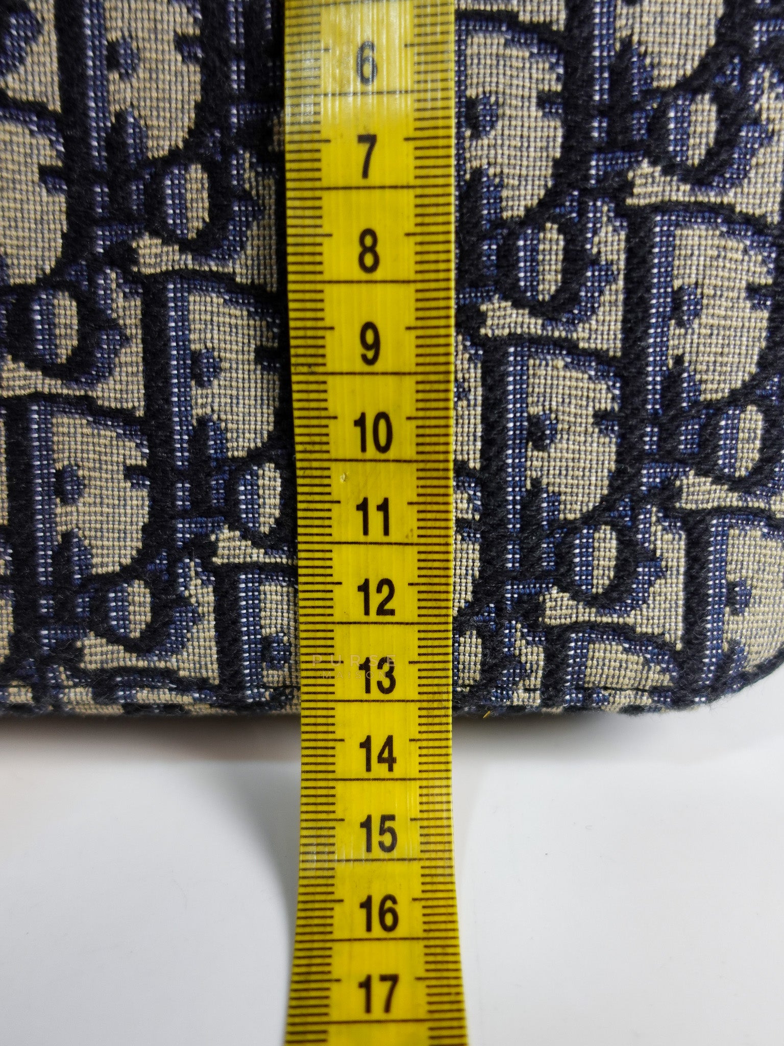 Dior 30 Montaigne Box Bag Small in Blue Oblique Jacquard & Gold Hardware | Purse Maison Luxury Bags Shop