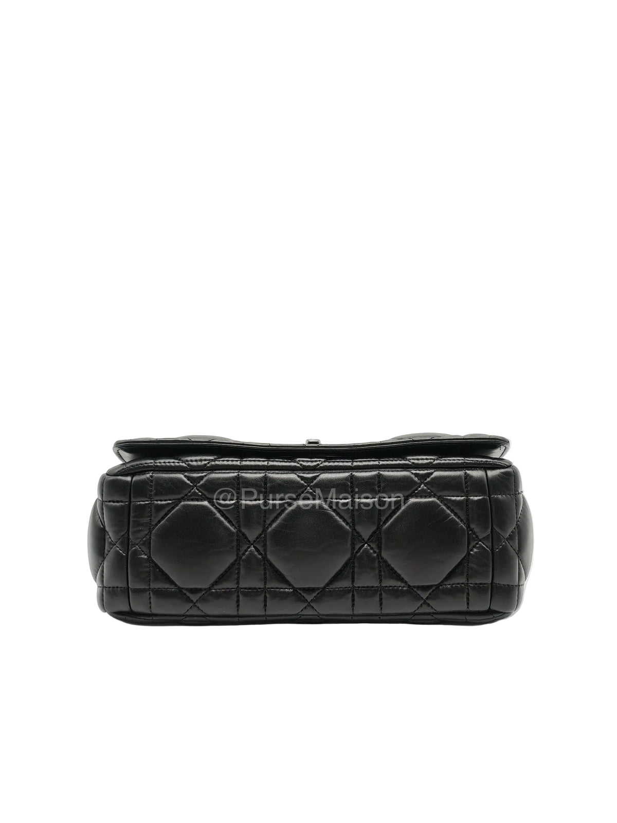 Dior Caro Medium in Black Lambskin Leather Chain Shoulder Bag | Purse Maison Luxury Bags Shop