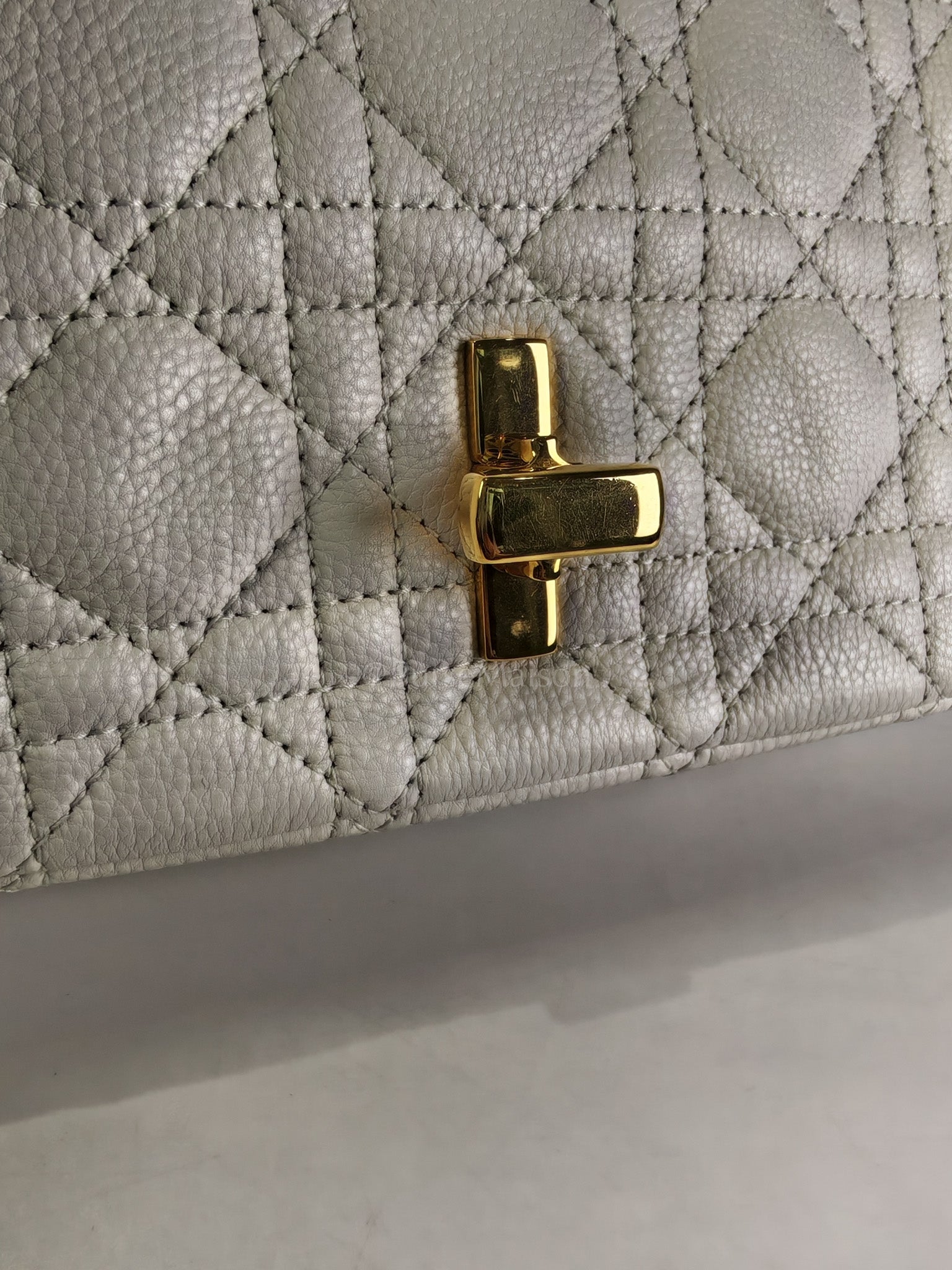 Dior Caro Medium in White Cannage Lambskin Leather and Gold Hardware | Purse Maison Luxury Bags Shop