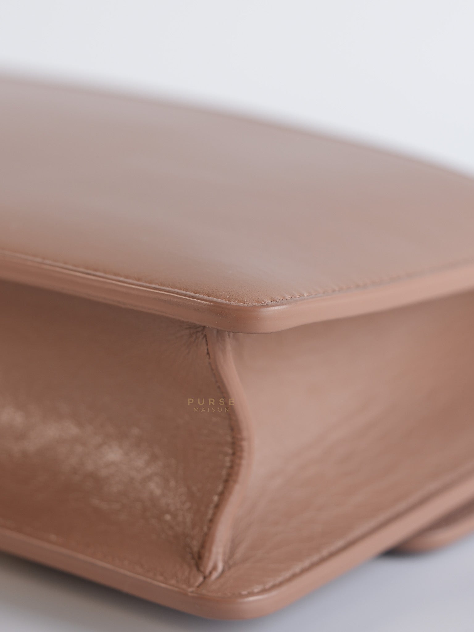 Dior 30 Montiage Flap in Beige Crinkled Leather | Purse Maison Luxury Bags Shop