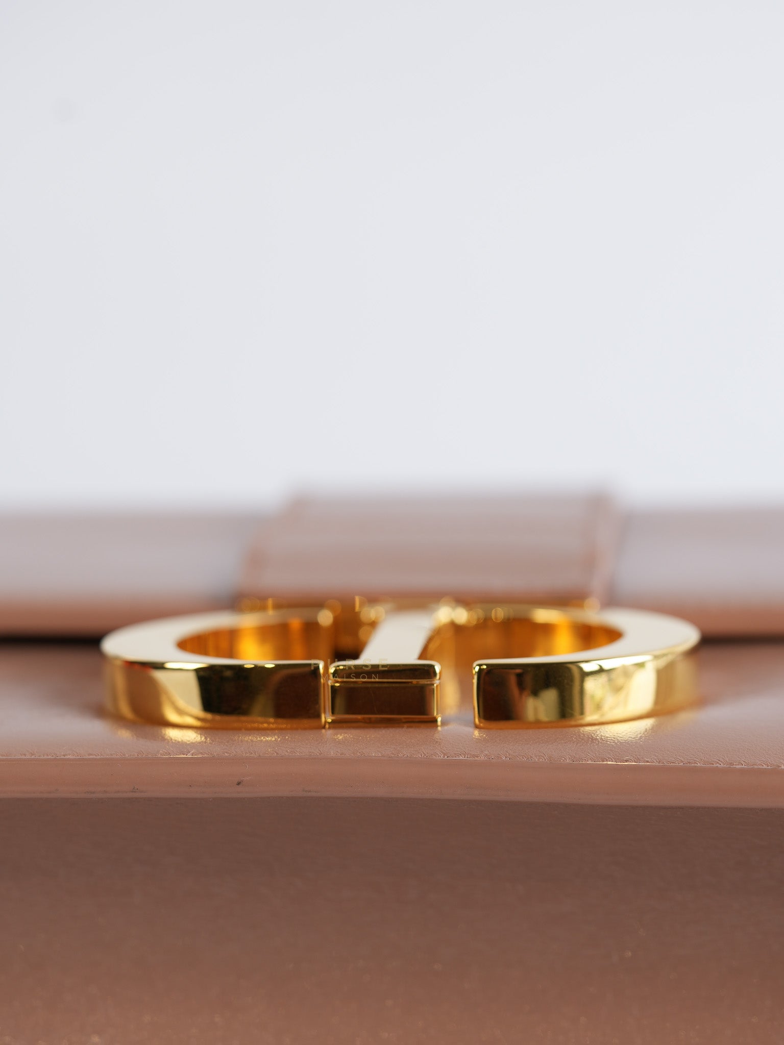 Dior 30 Montiage Flap in Beige Crinkled Leather | Purse Maison Luxury Bags Shop