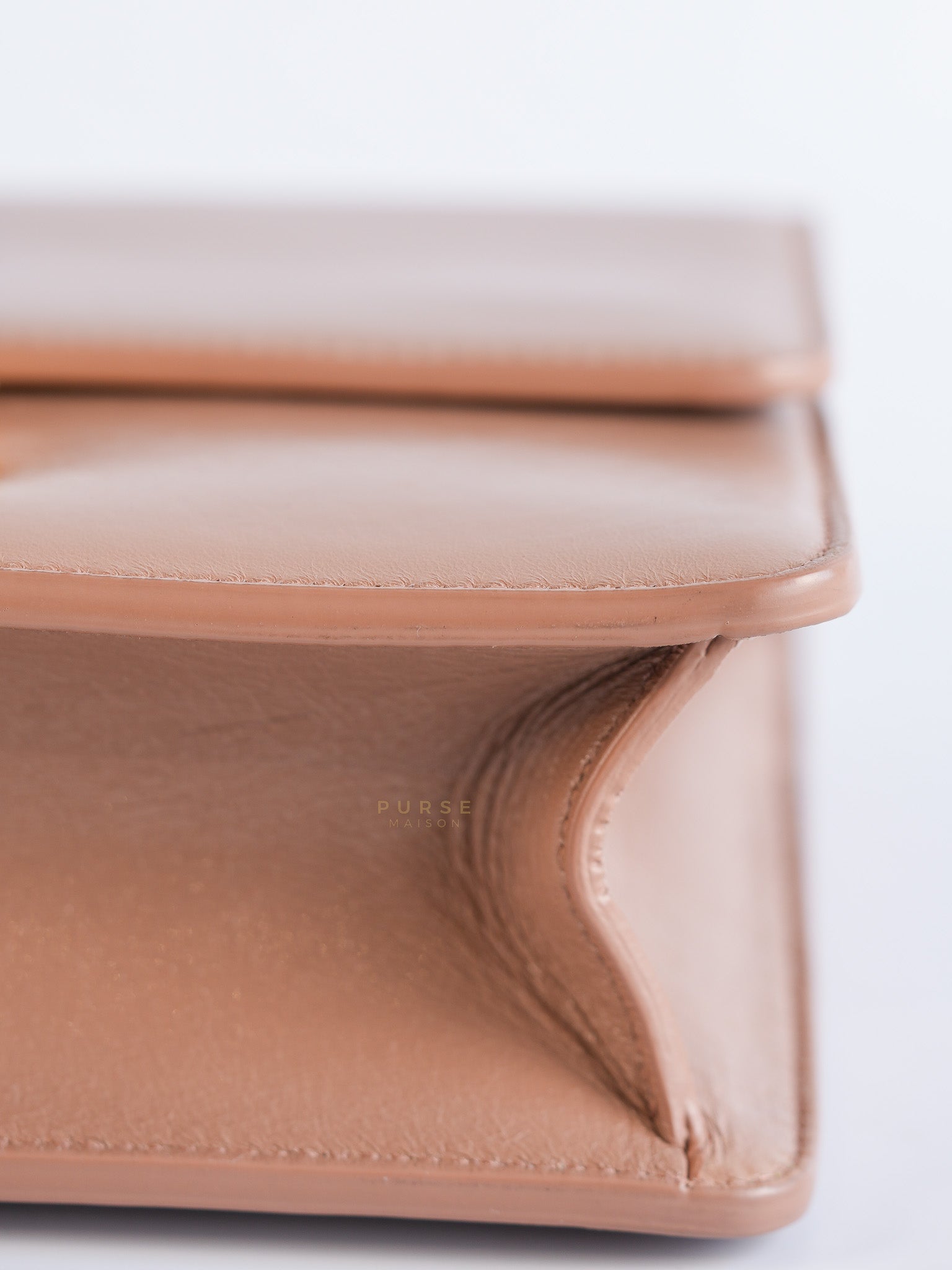 Dior 30 Montiage Flap in Beige Crinkled Leather | Purse Maison Luxury Bags Shop