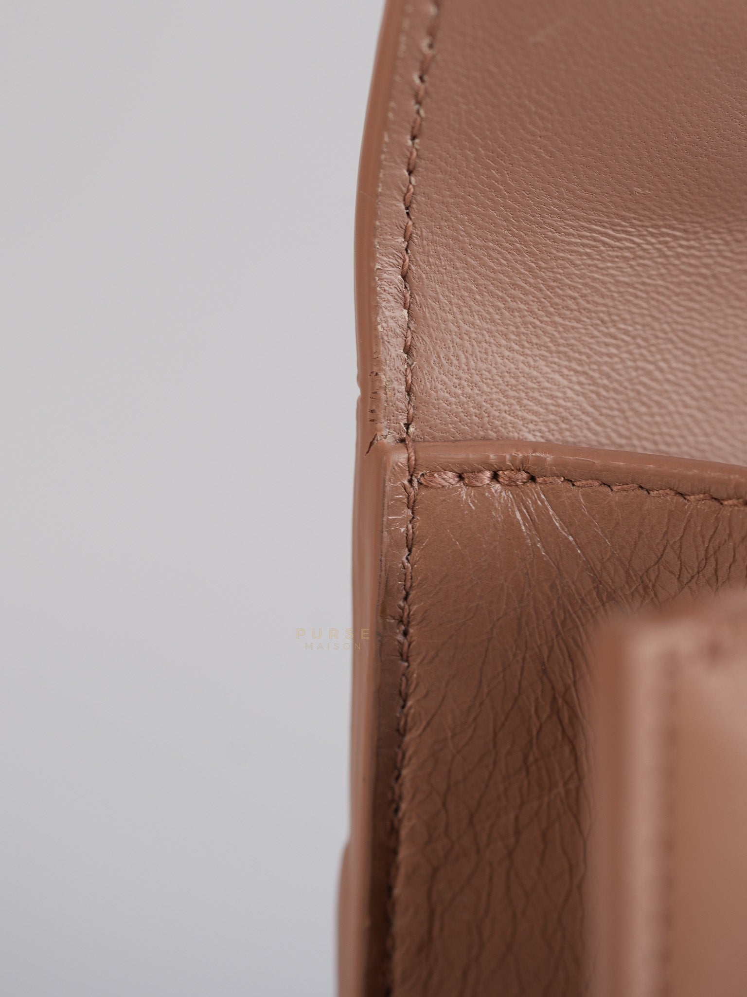 Dior 30 Montiage Flap in Beige Crinkled Leather | Purse Maison Luxury Bags Shop